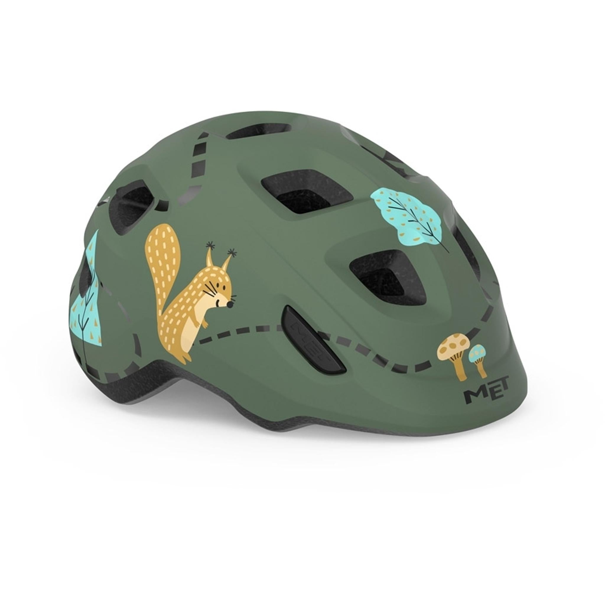 MET Hooray Kids Helmet Green Forest SM 46-52cm