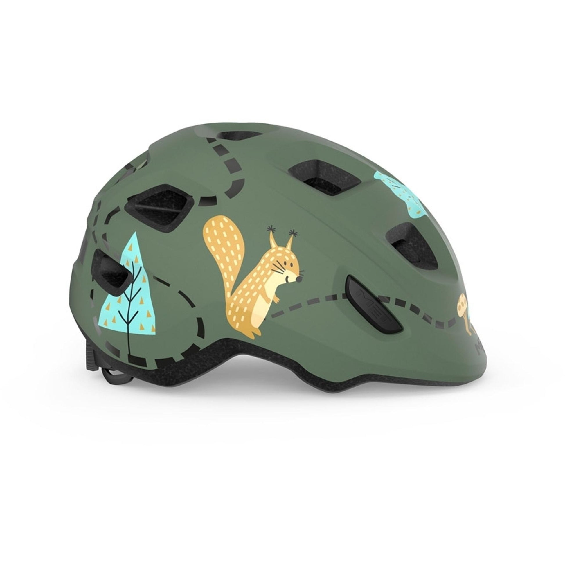 MET Hooray Kids Helmet Green Forest SM 46-52cm