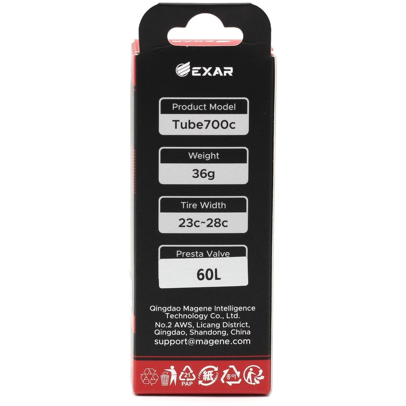 Magene EXAR TPU 45mm Presta Valve Tube 700 x 23/28c