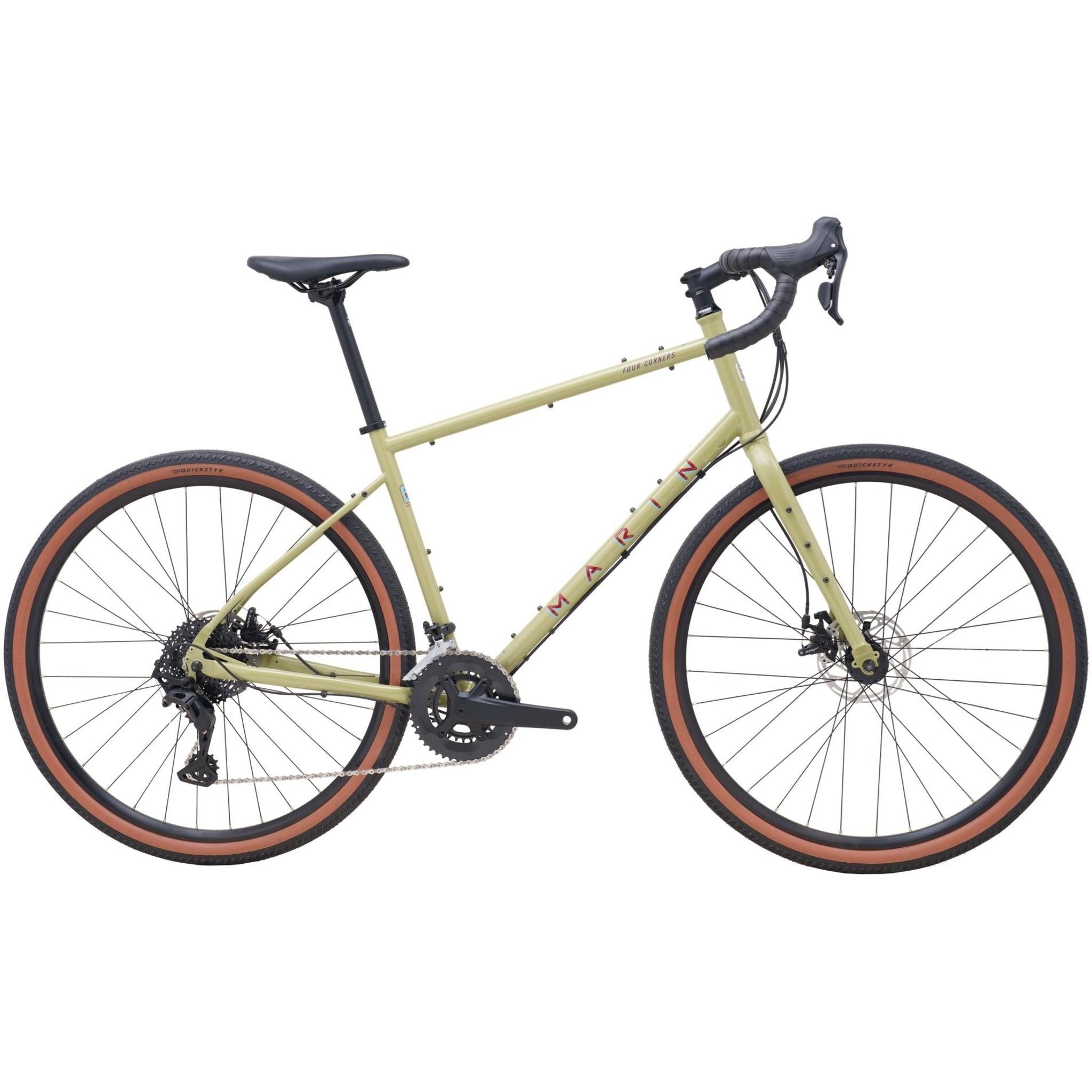 Marin Four Corners 1 Gravel Bike Tan/Burgundy