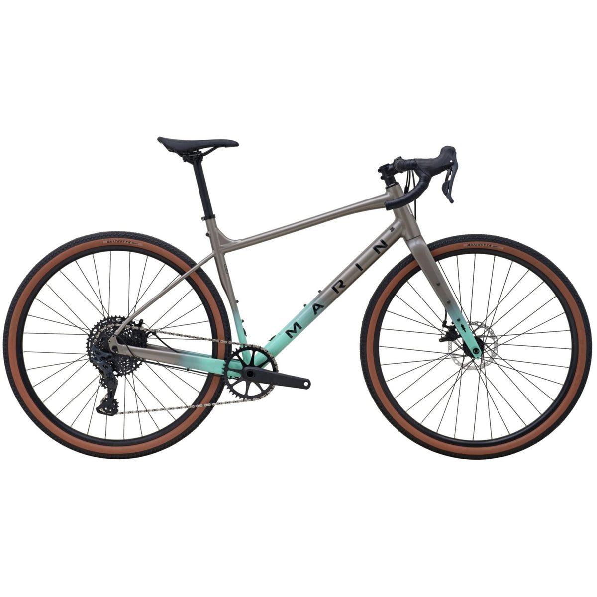 Marin Gestalt X10 Gravel Bike Silver/Cyan –