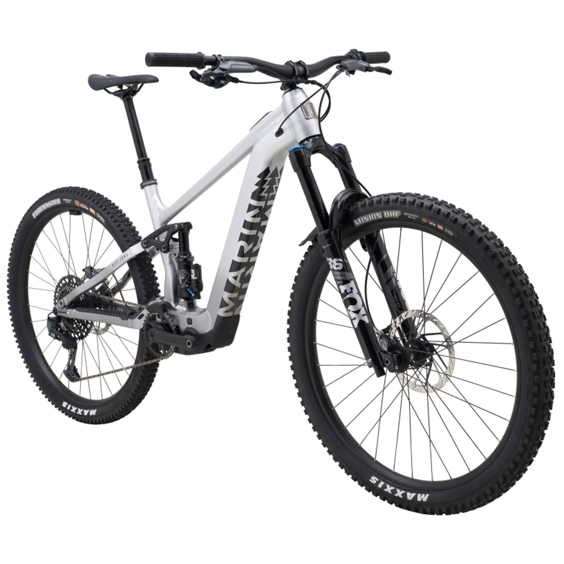 Marin Rift Zone EL 2 Electric Trail Bike 400Wh Battery Silver/Charcoal Fade