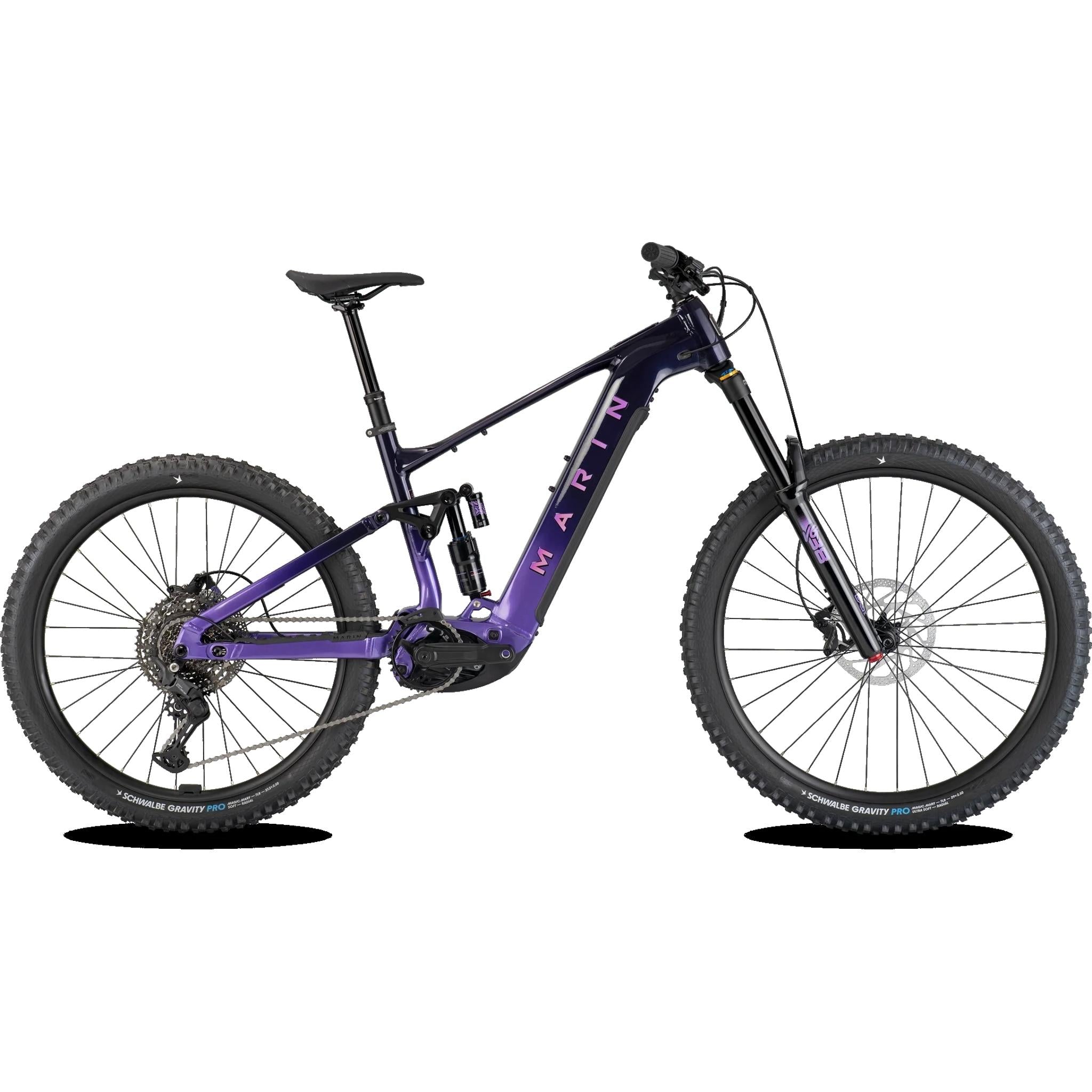 Marin Alpine Trail 29 E1 Electric Enduro Bike Purple