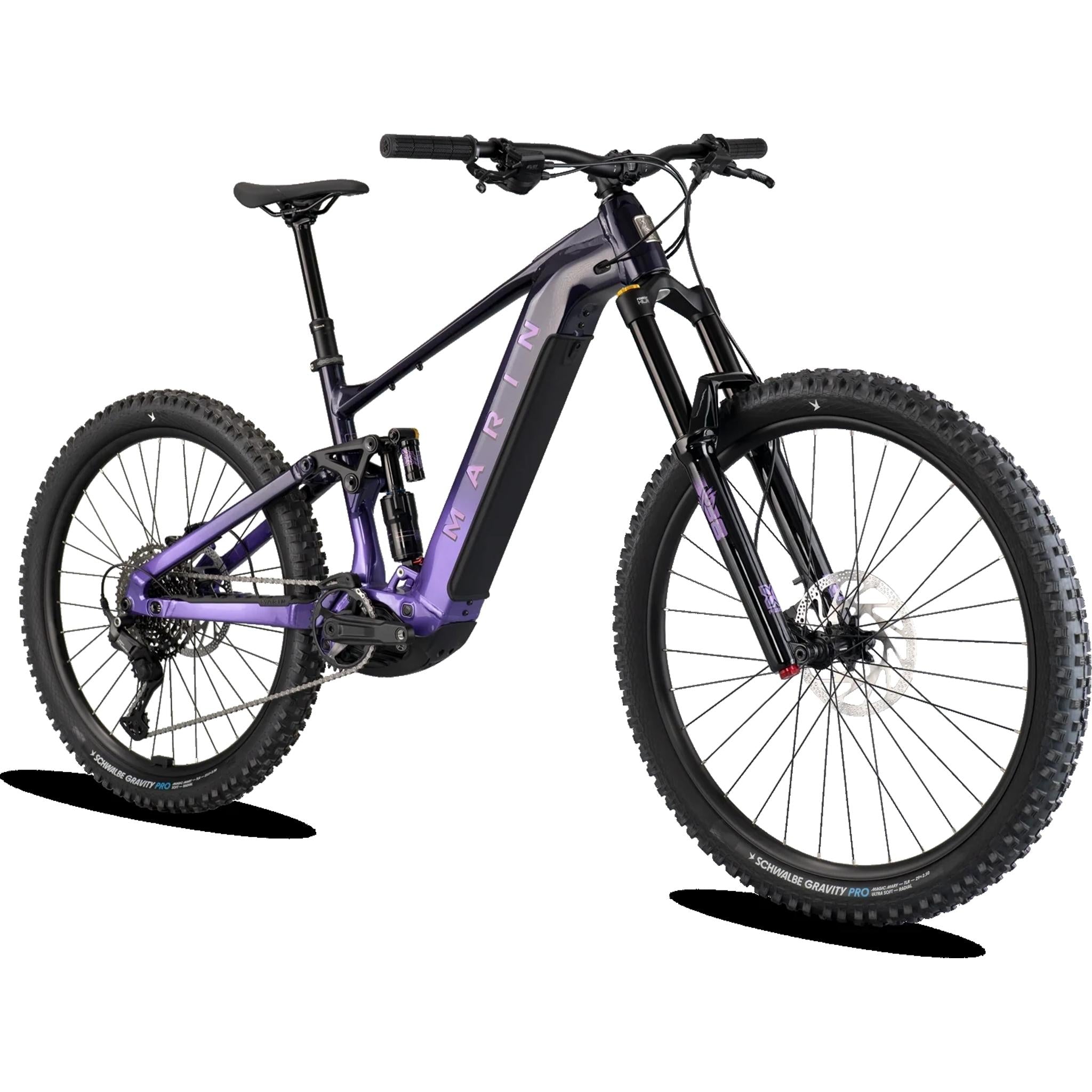 Marin Alpine Trail 29 E1 Electric Enduro Bike Purple