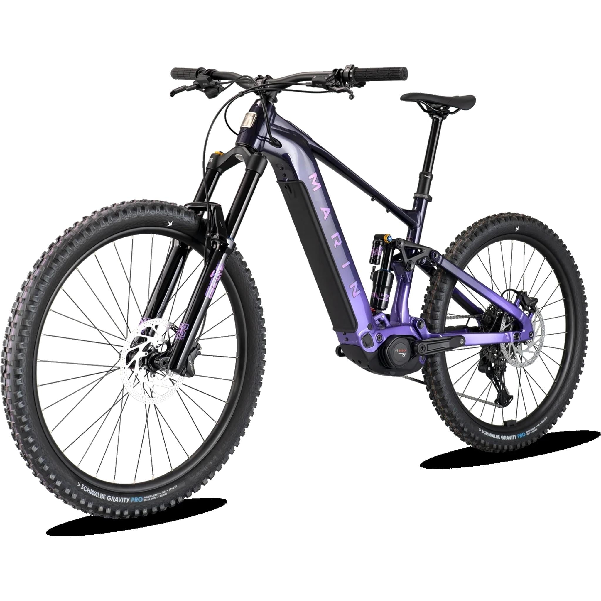 Marin Alpine Trail 29 E1 Electric Enduro Bike Purple