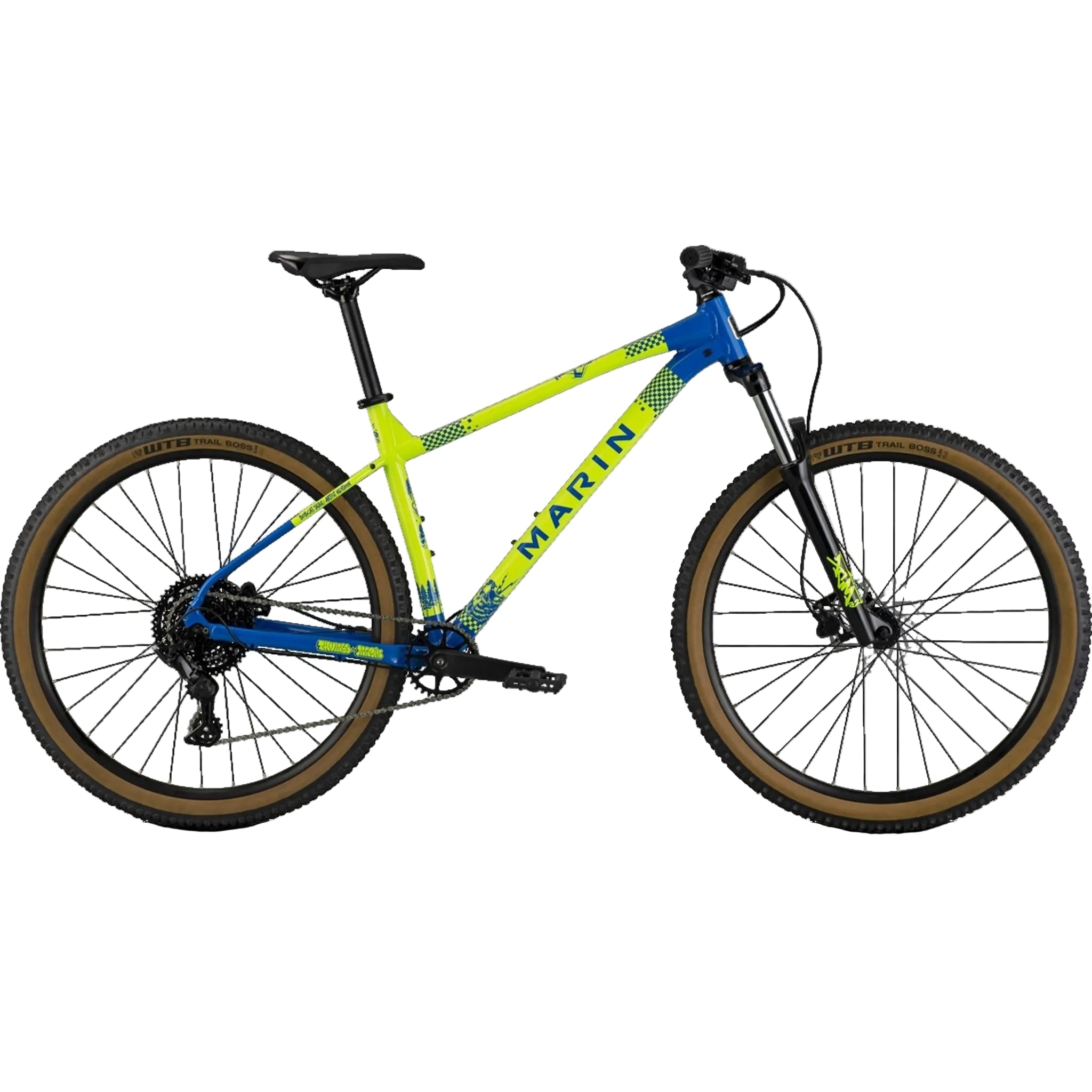 Marin Bobcat Trail 3 Hardtail Mountain Bike Neon Blue