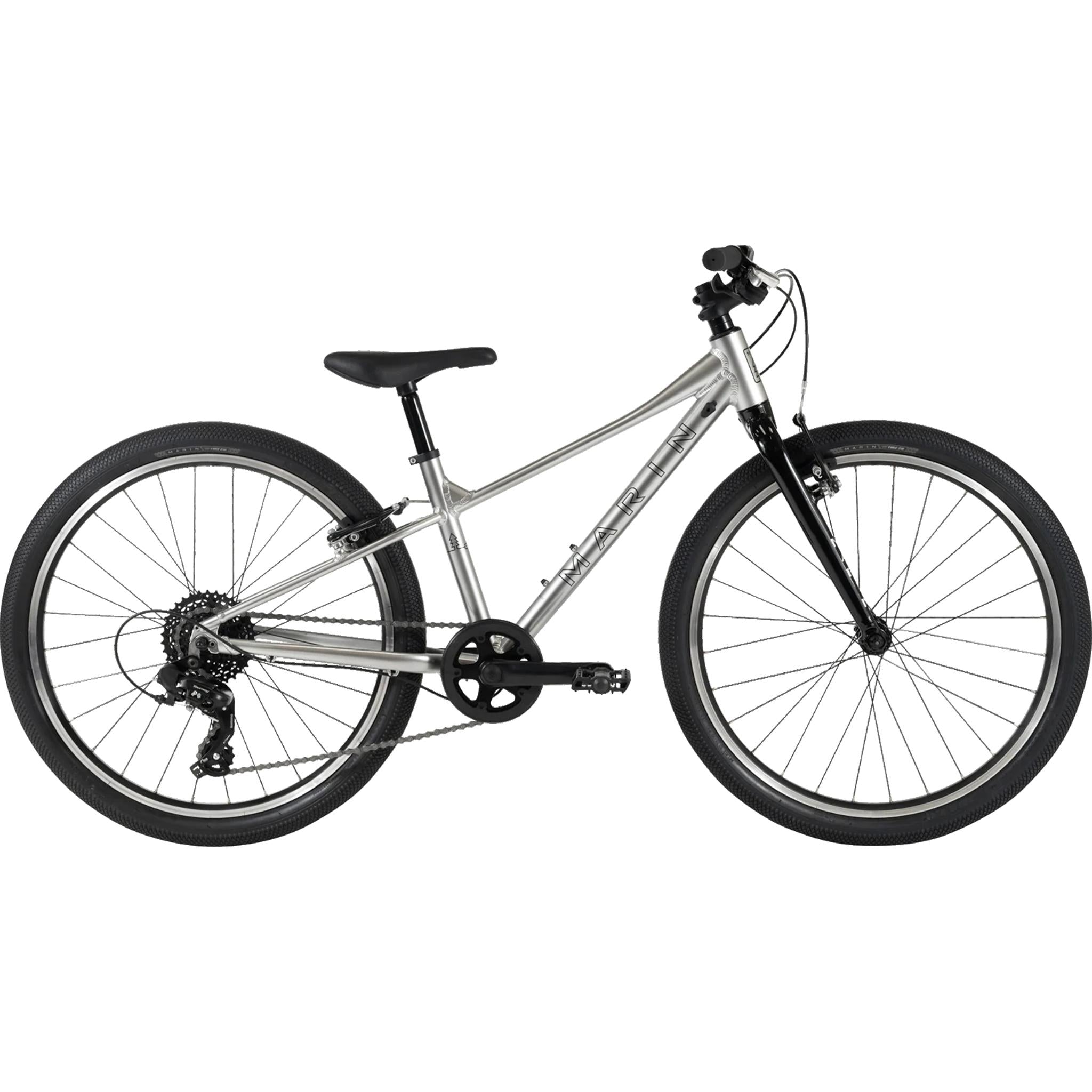 Marin Coast Trail 24" Kids Bike Silver/Black