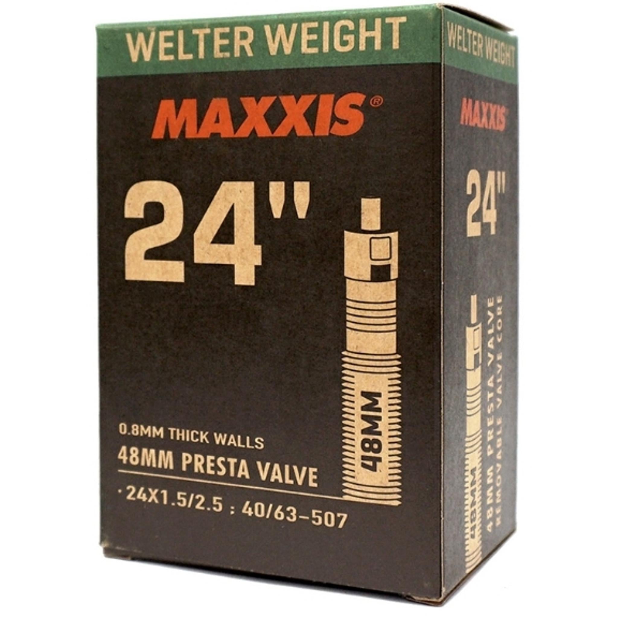 Maxxis Welterweight Presta Valve Tube 24 x 1.5/2.5" 48mm RVC