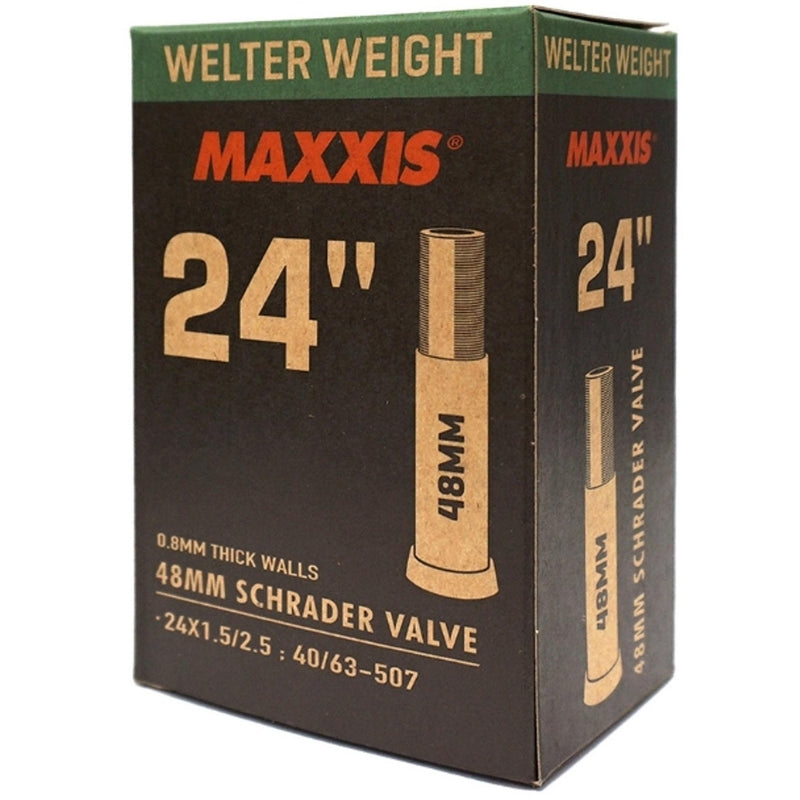 Maxxis Welterweight Schrader Valve Tube 24 x 1.5/2.5" 48mm RVC