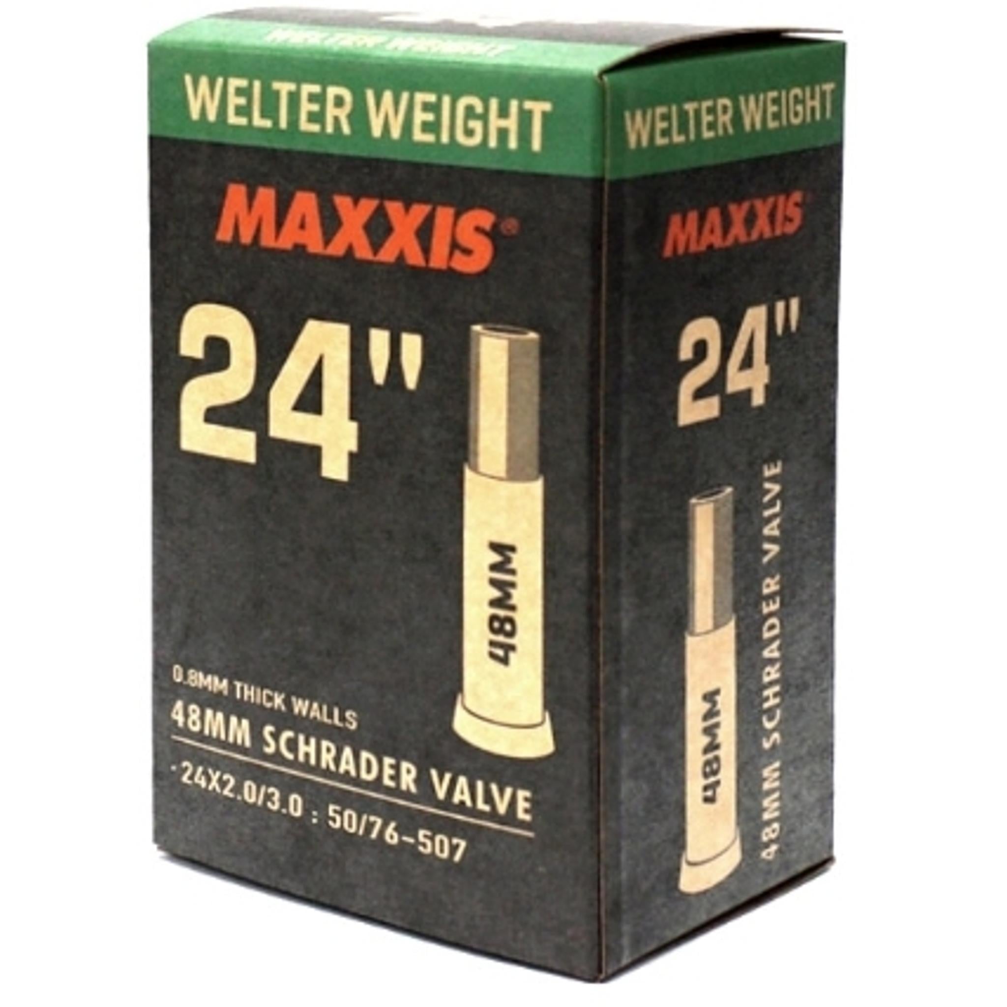 Maxxis Welterweight Schrader Valve Tube 24x2-3" 48mm RVC