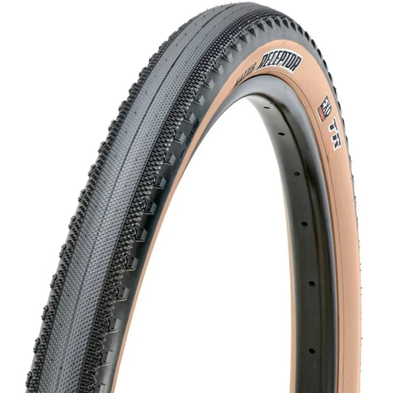 Maxxis Receptor Folding Gravel Tyre EXO TR 700 x 40c 120TPI Tanwall