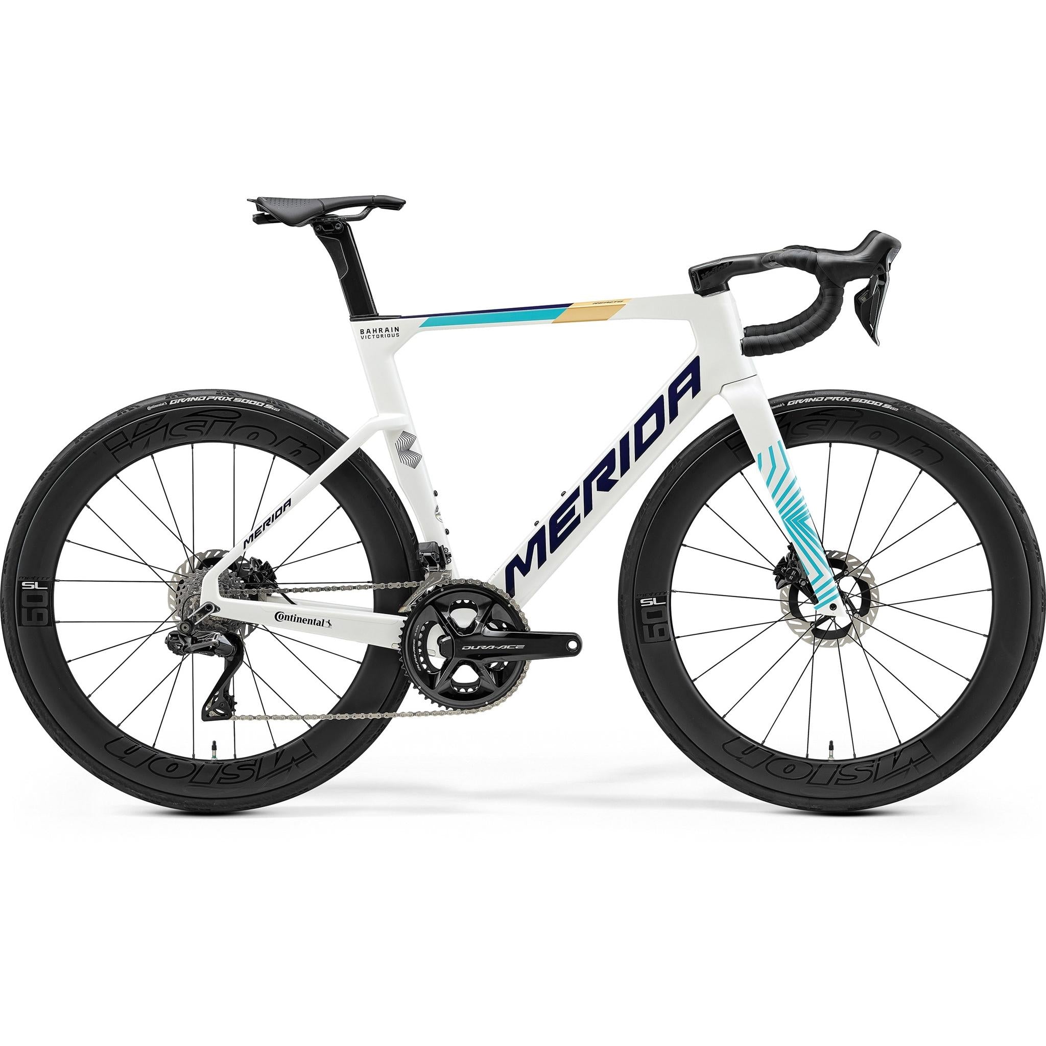 Merida Reacto Team Road Race Bike Teal/Pearl/Team