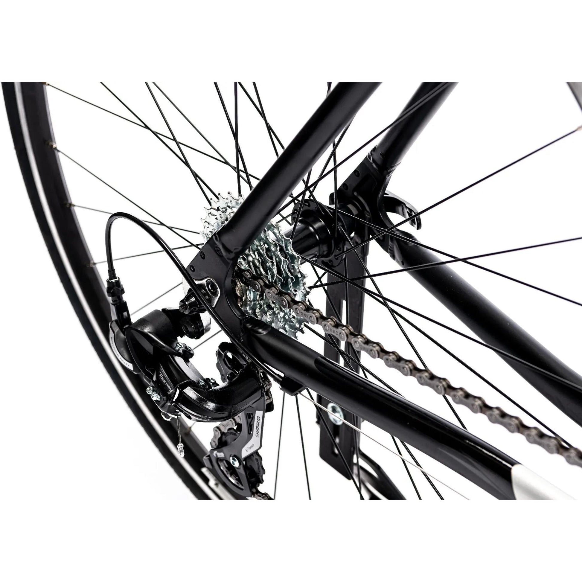 Merida Speeder 10-V Flat Bar Road Bike Matt Black/Silver