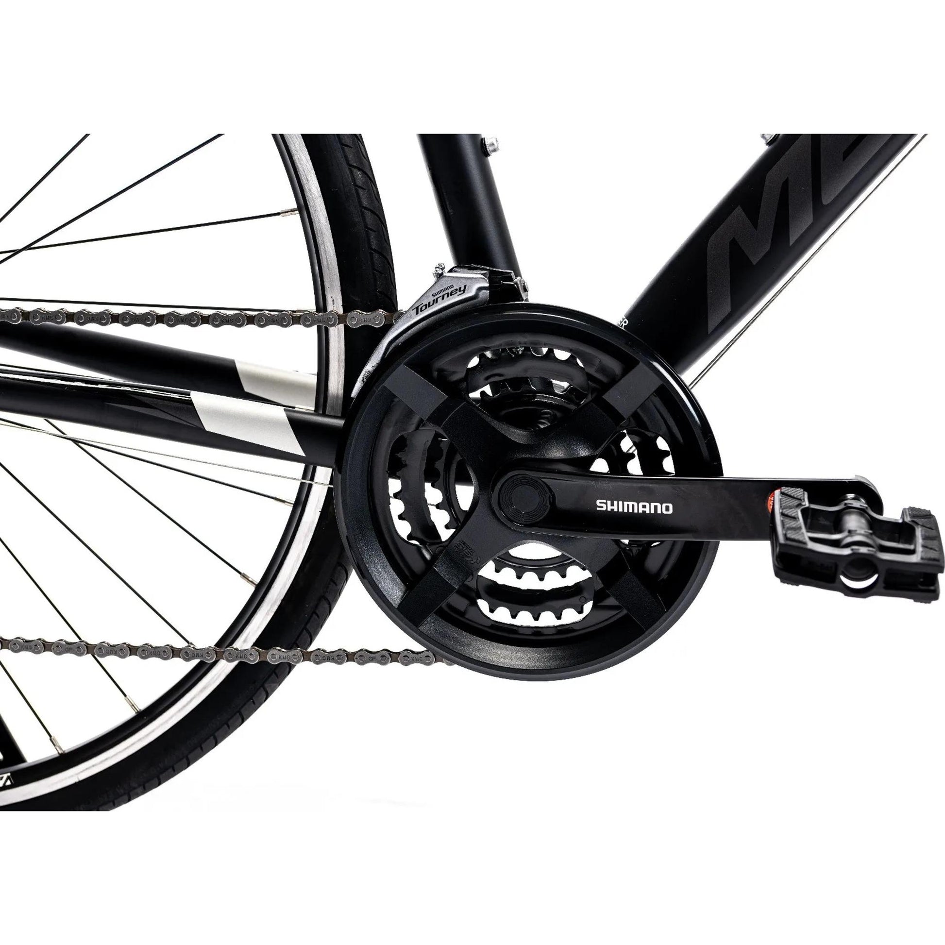 Merida Speeder 10-V Flat Bar Road Bike Matt Black/Silver