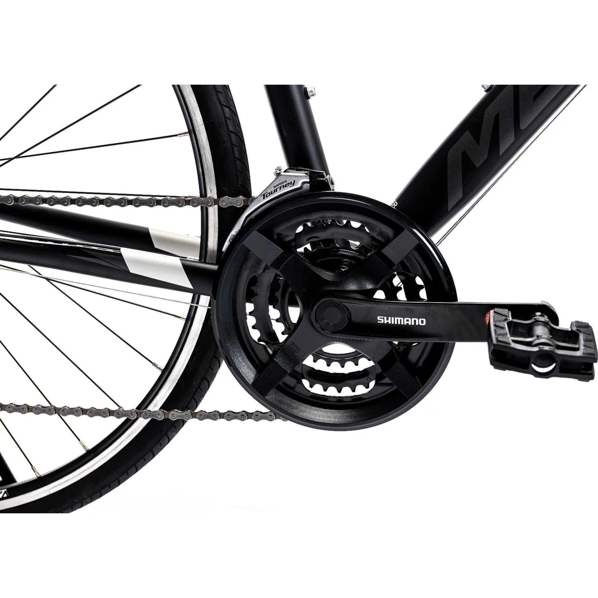 Merida Speeder 10-V Flat Bar Road Bike Matt Black/Silver
