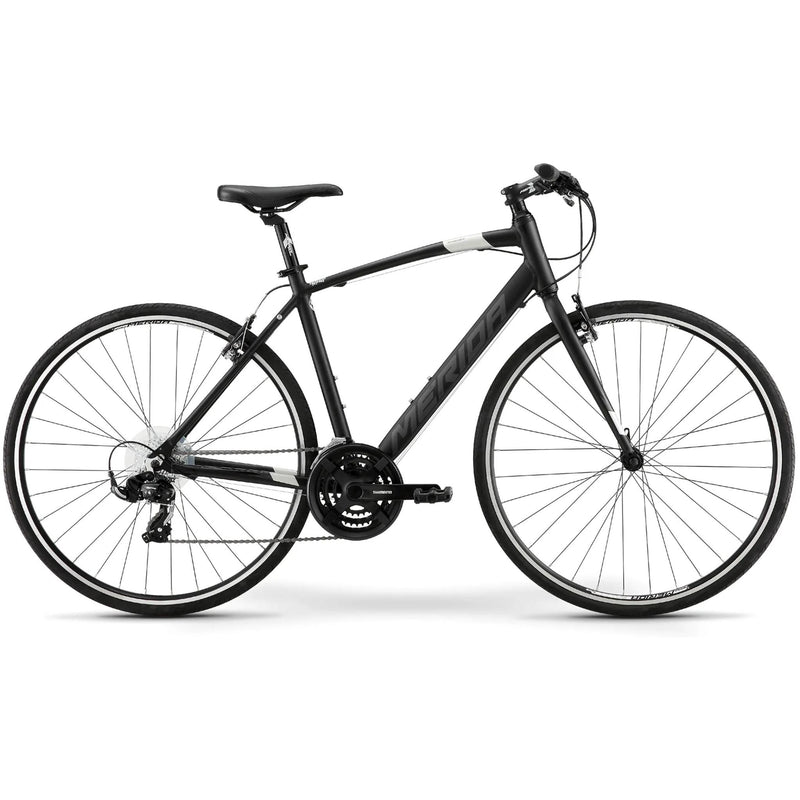 Merida Speeder 10-V Flat Bar Road Bike Matt Black/Silver