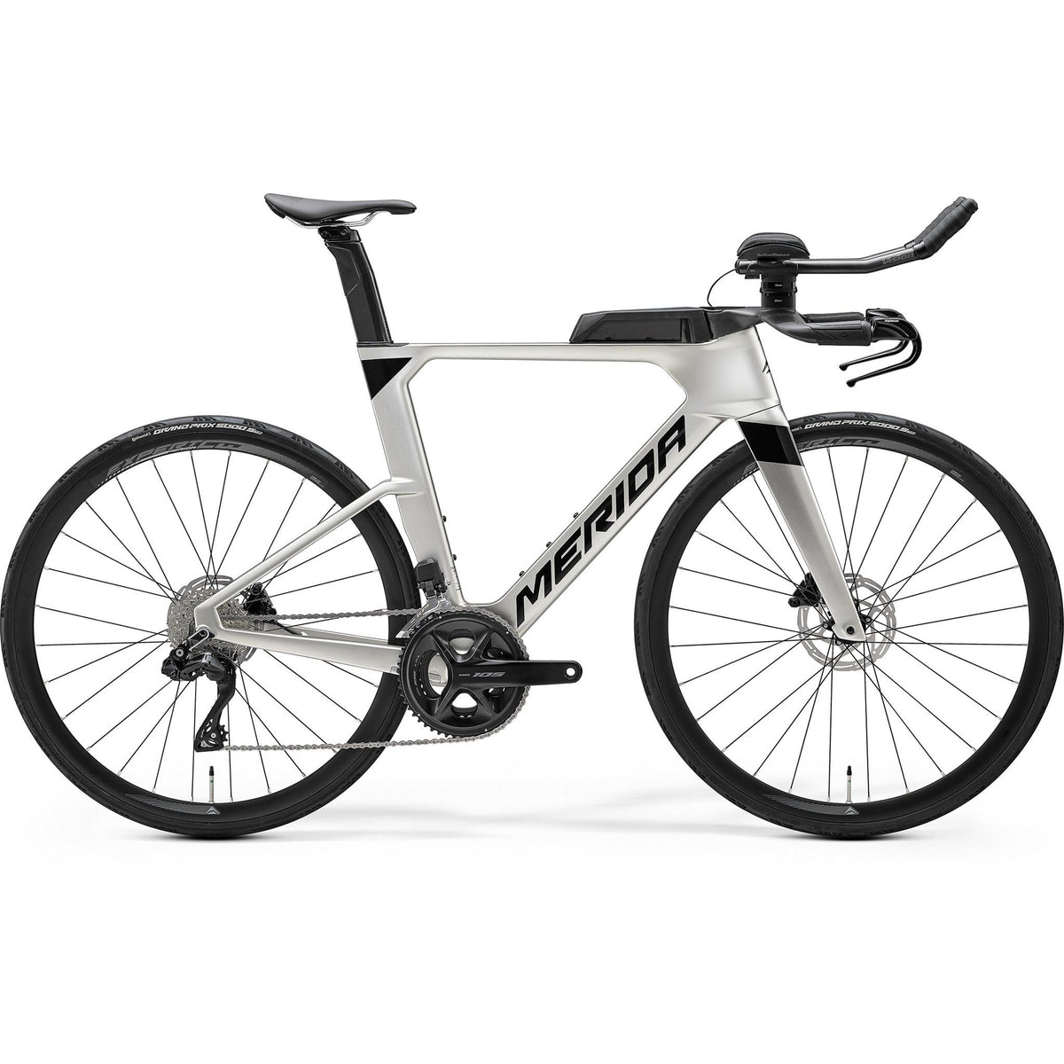 Merida Time Warp Tri 5000 Time Trial/Triathlon Bike Titan Black ...