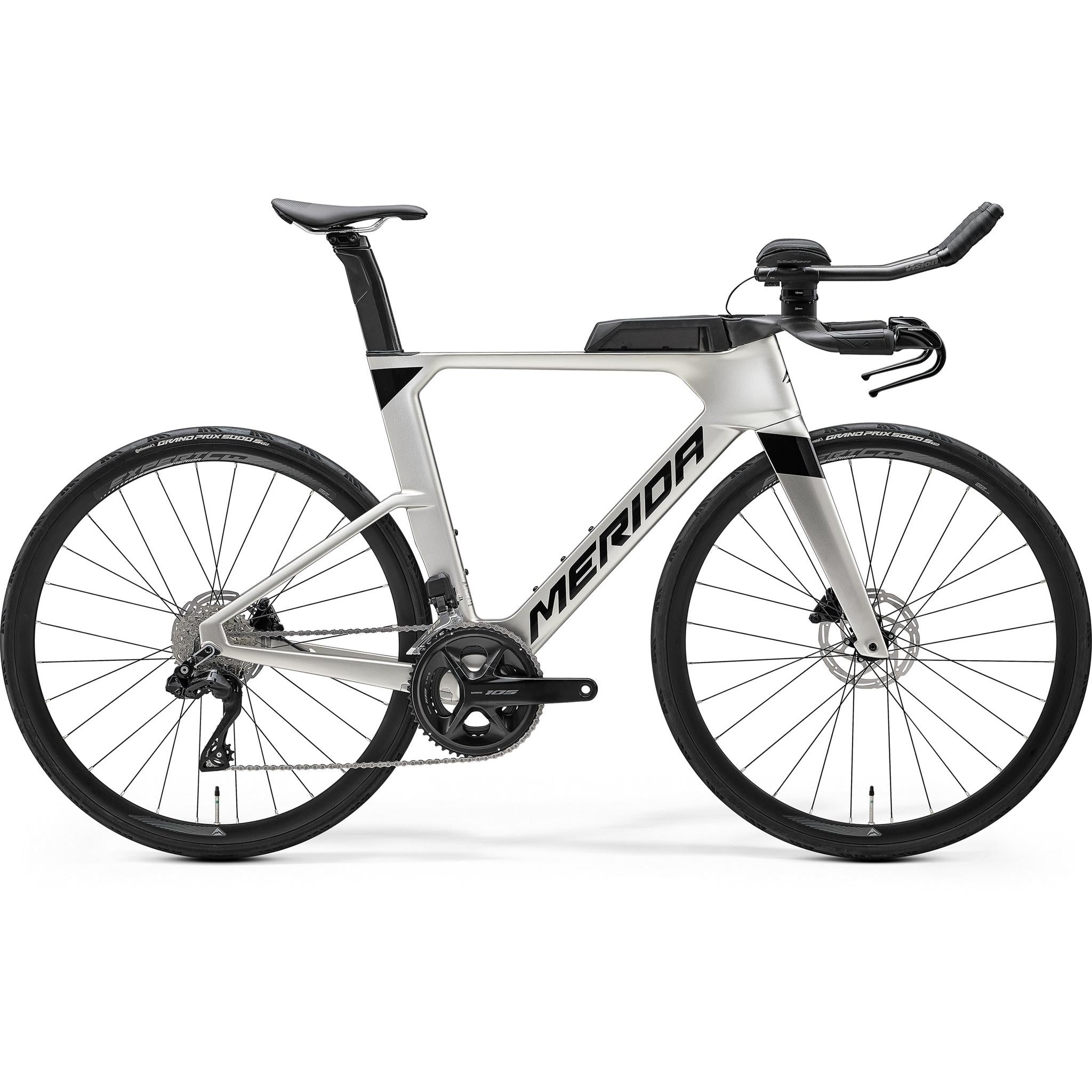Merida Time Warp Tri 5000 Time Trial/Triathlon Bike Titan Black