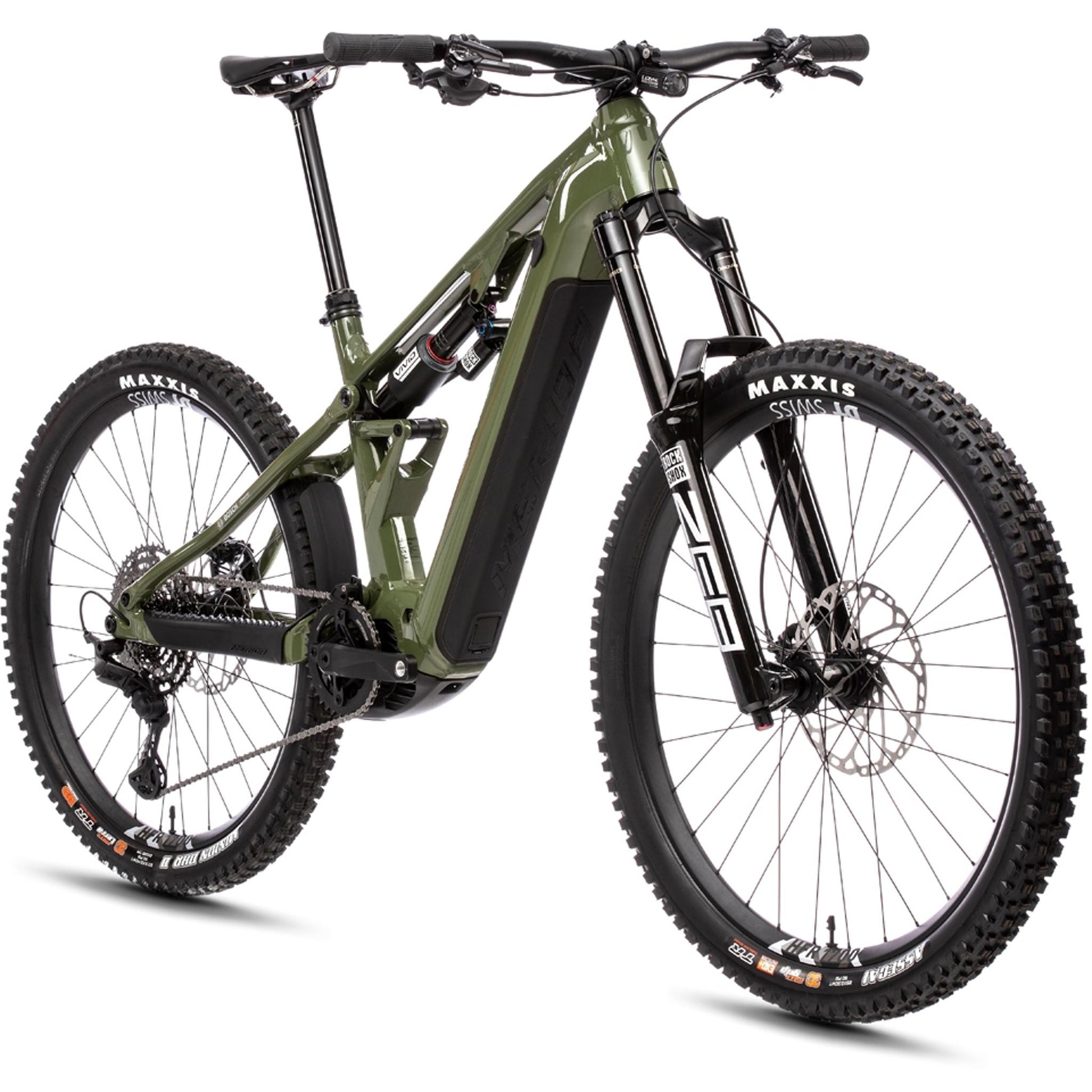 Merida eOne-Eighty 900 Electric Enduro Bike Anaconda Green/Black