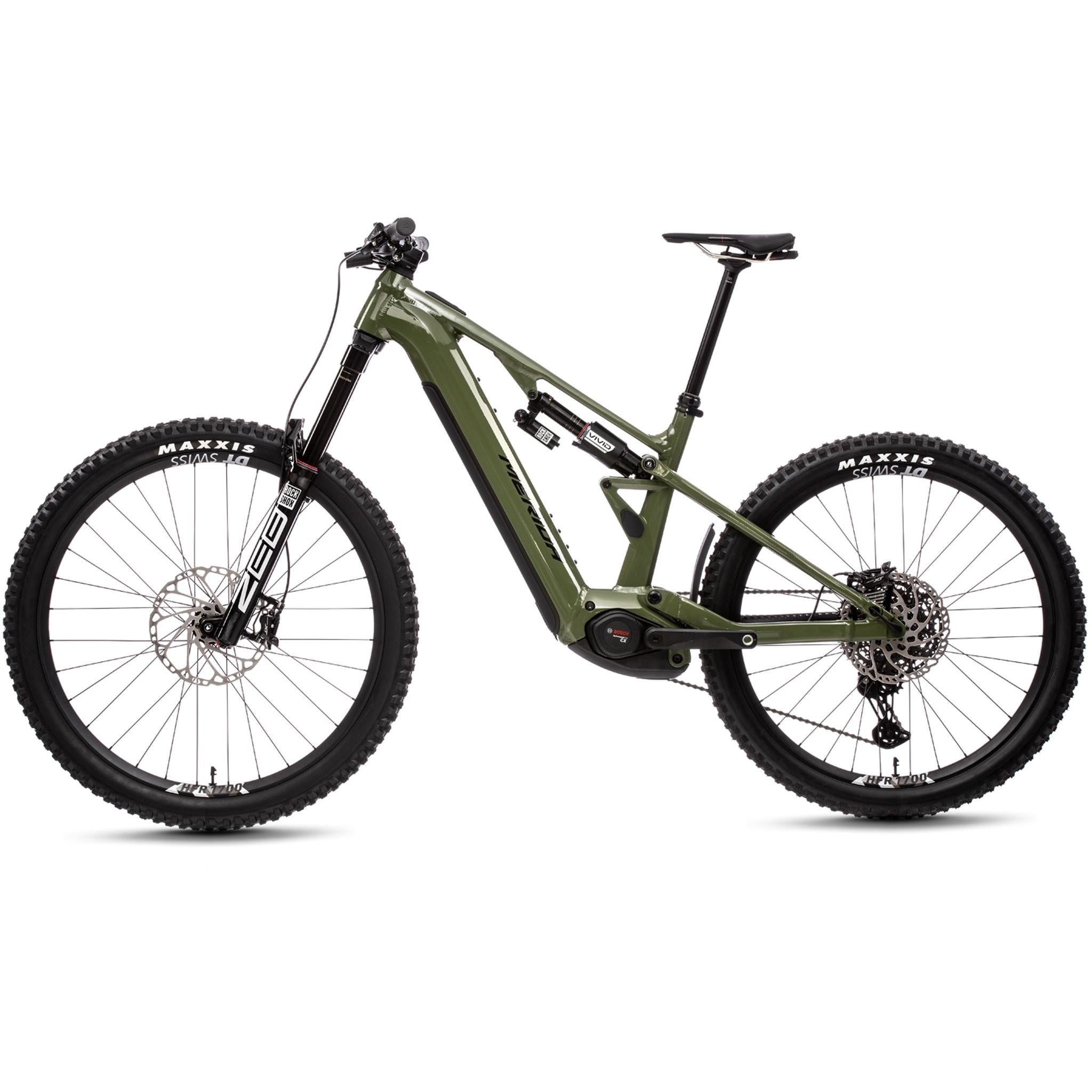 Merida eOne-Eighty 900 Electric Enduro Bike Anaconda Green/Black
