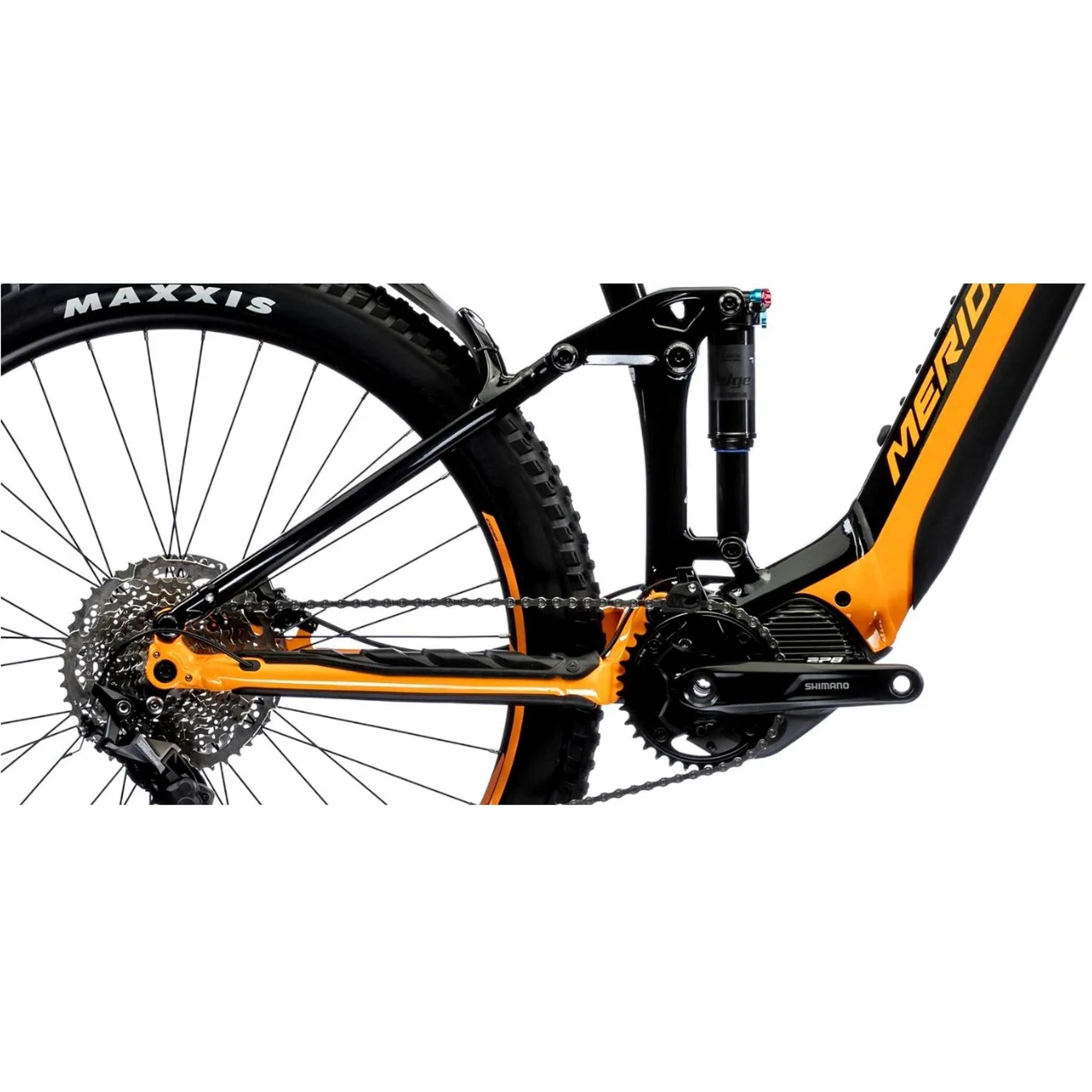 Merida eOne Forty 400 Electric Enduro Bike Black/Orange