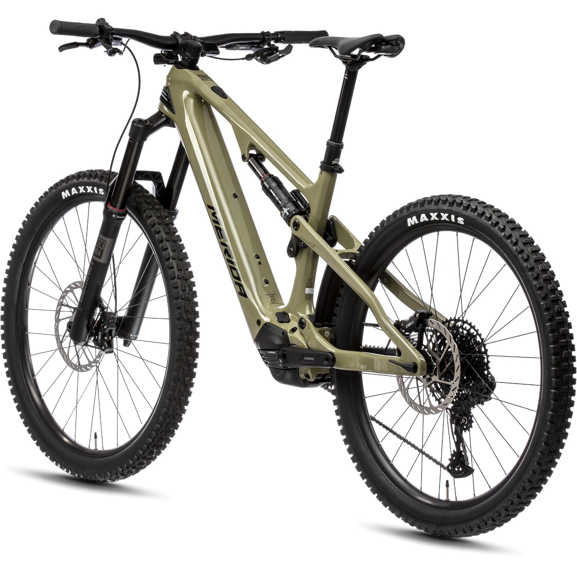 Merida eOne-Sixty 6000 Electric Enduro Bike 600Wh Battery Low Key Green/Black