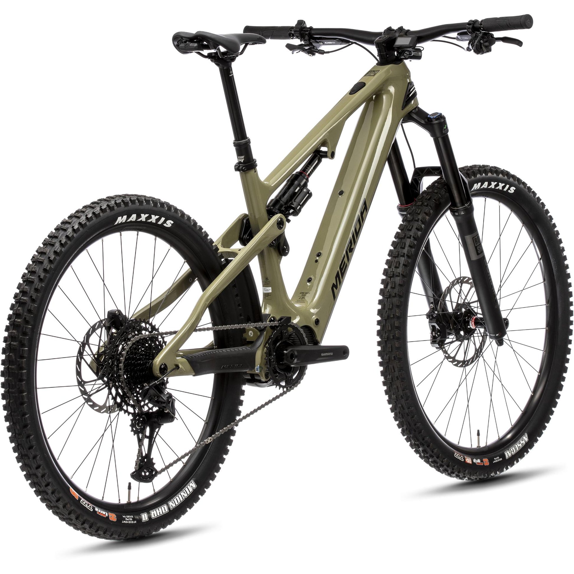 Merida eOne-Sixty 6000 Electric Enduro Bike 600Wh Battery Low Key Green/Black