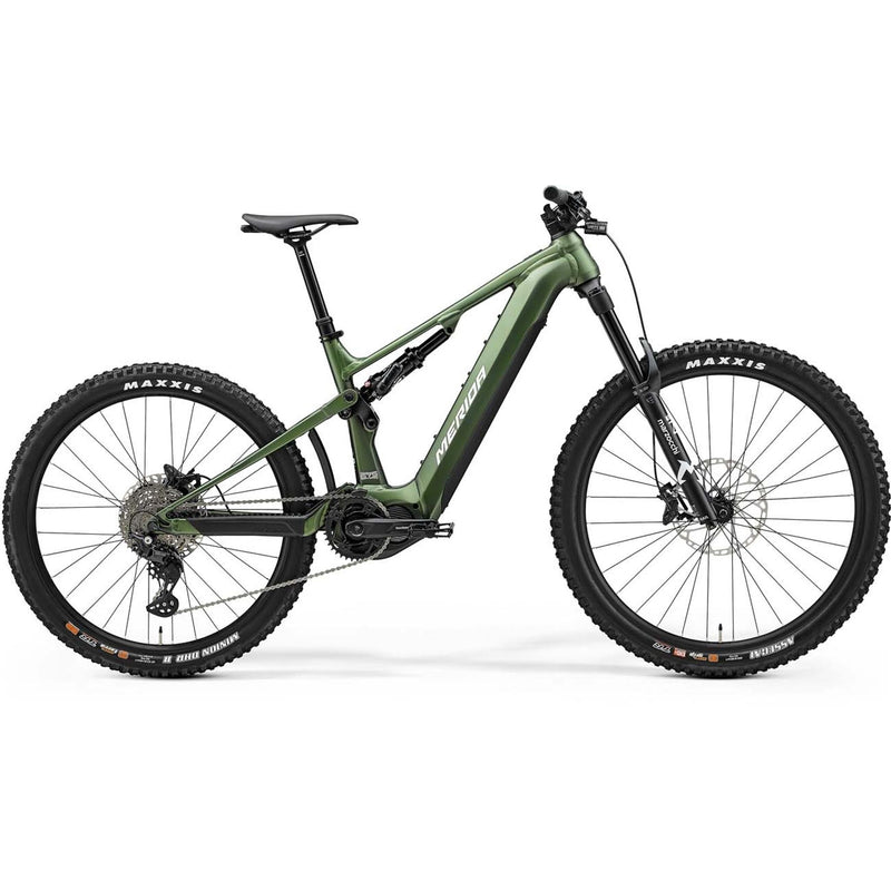 Merida eOne-Sixty 675 750Wh Electric Enduro Bike Silk Fog Green/White
