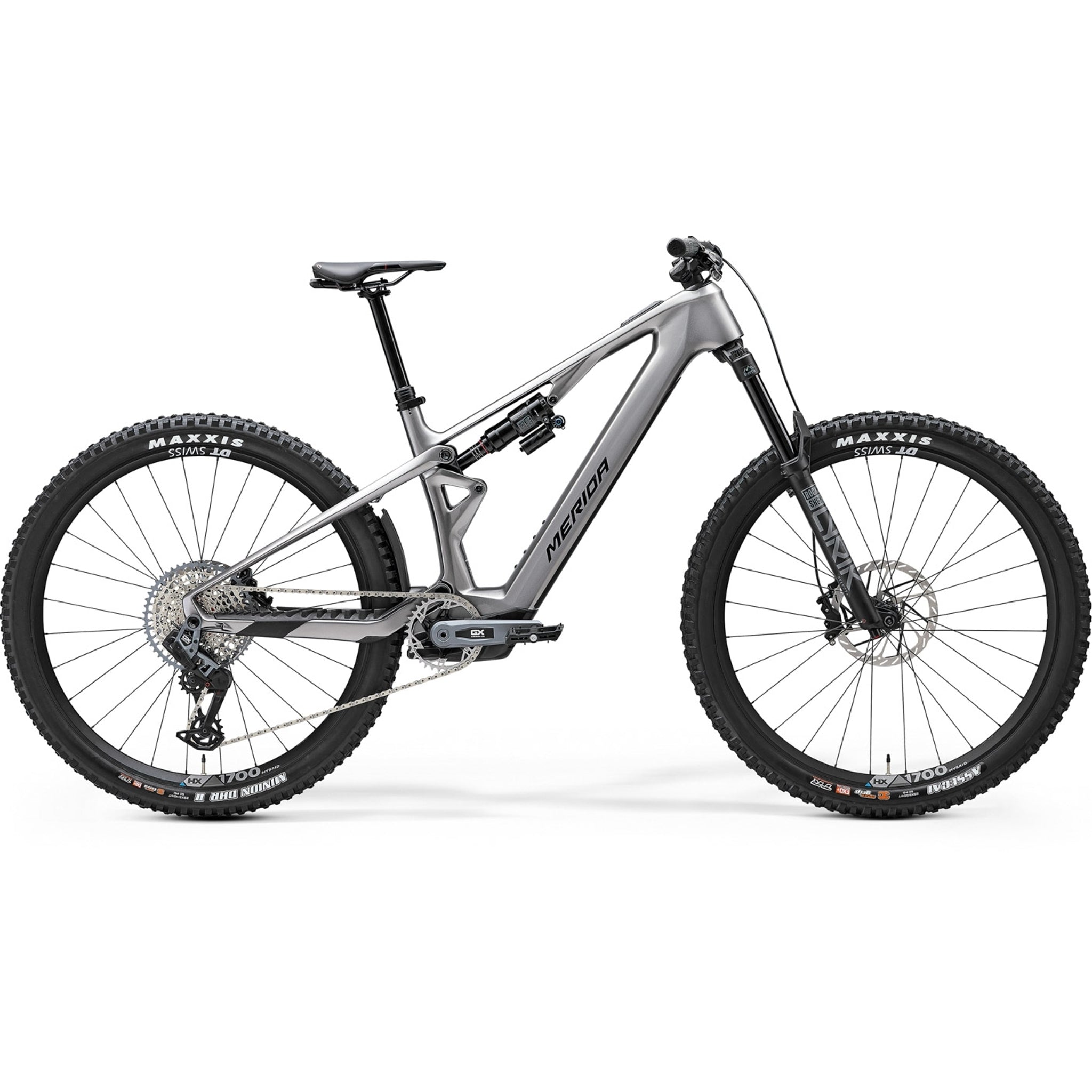 Merida eOne-Sixty SL 8000 Electric Enduro Bike 400Wh Battery Gunmetal Grey/Black