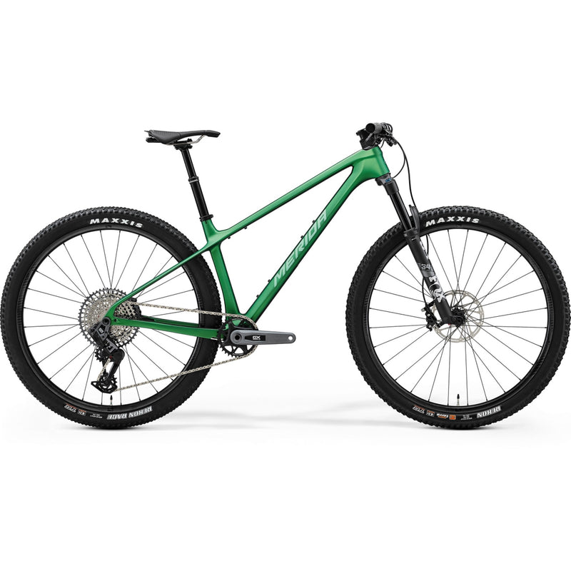 Merida Big Nine TR 8000 Cross-Country Mountain Bike Silk Dandelion Green (Silver/Green)