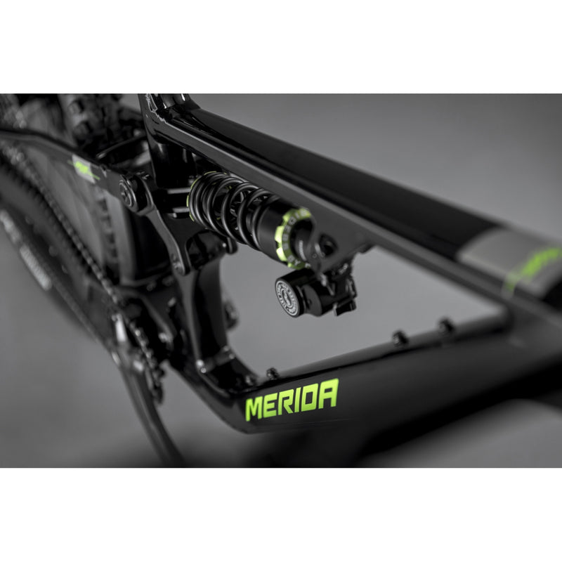 Merida One Sixty FR 600 Enduro Bike Metallic Black (Grey/Green)