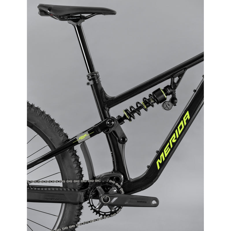 Merida One Sixty FR 600 Enduro Bike Metallic Black (Grey/Green)