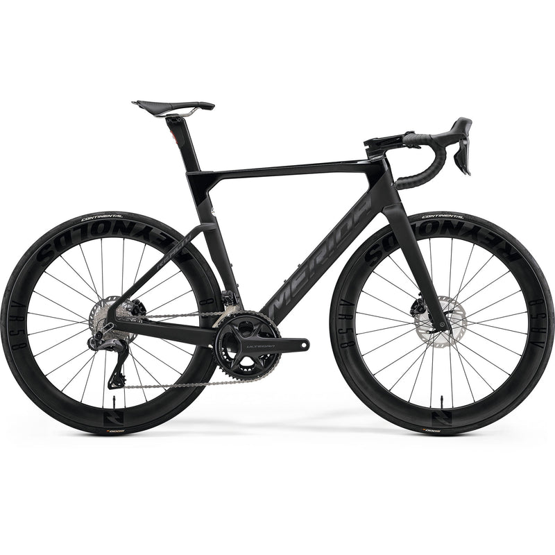 Merida Reacto 8000 Aero Road Race Bike Glossy Black/Matt Black