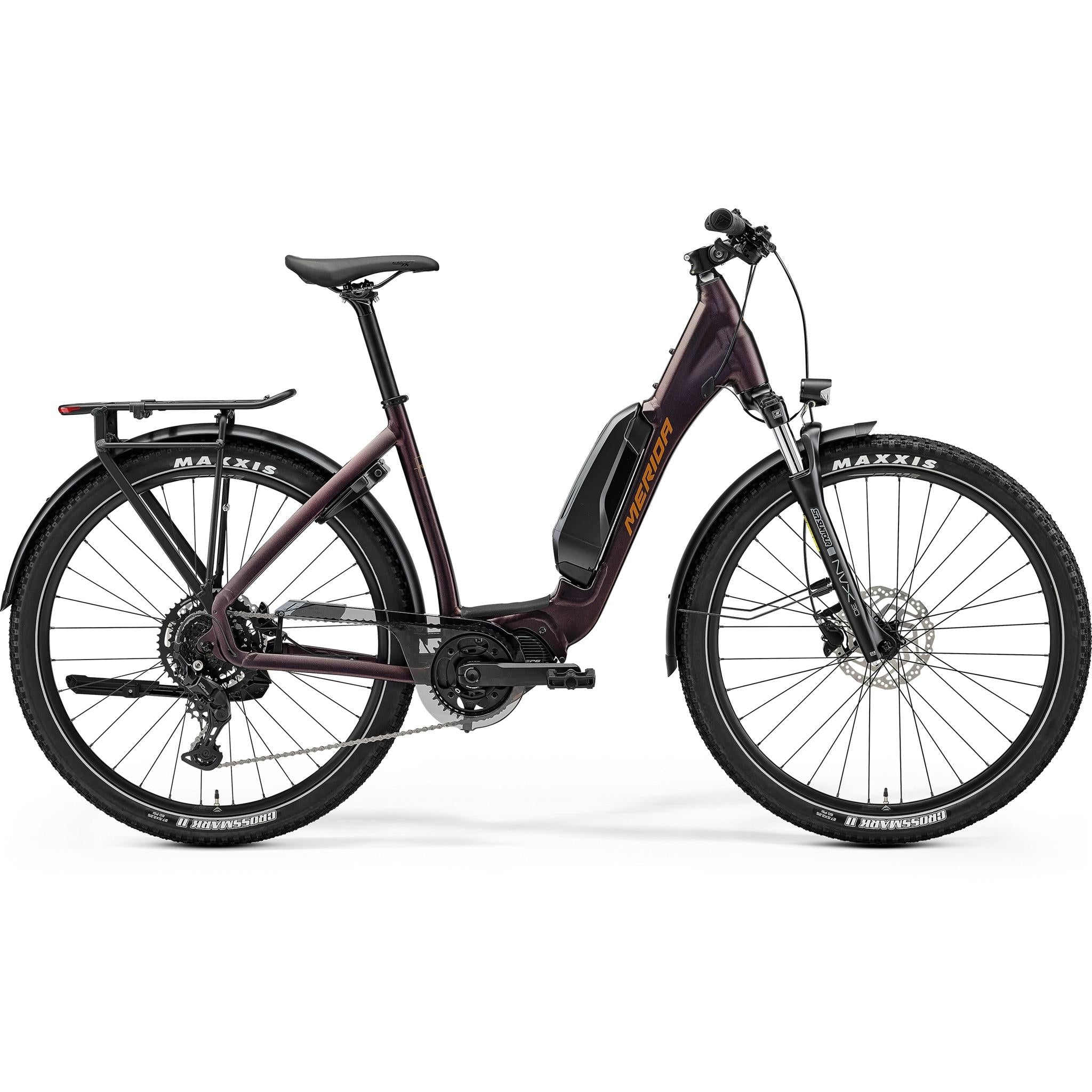 Merida Espresso CC 400 SE EQ Electric Hybrid Bike Silk Black/Brown