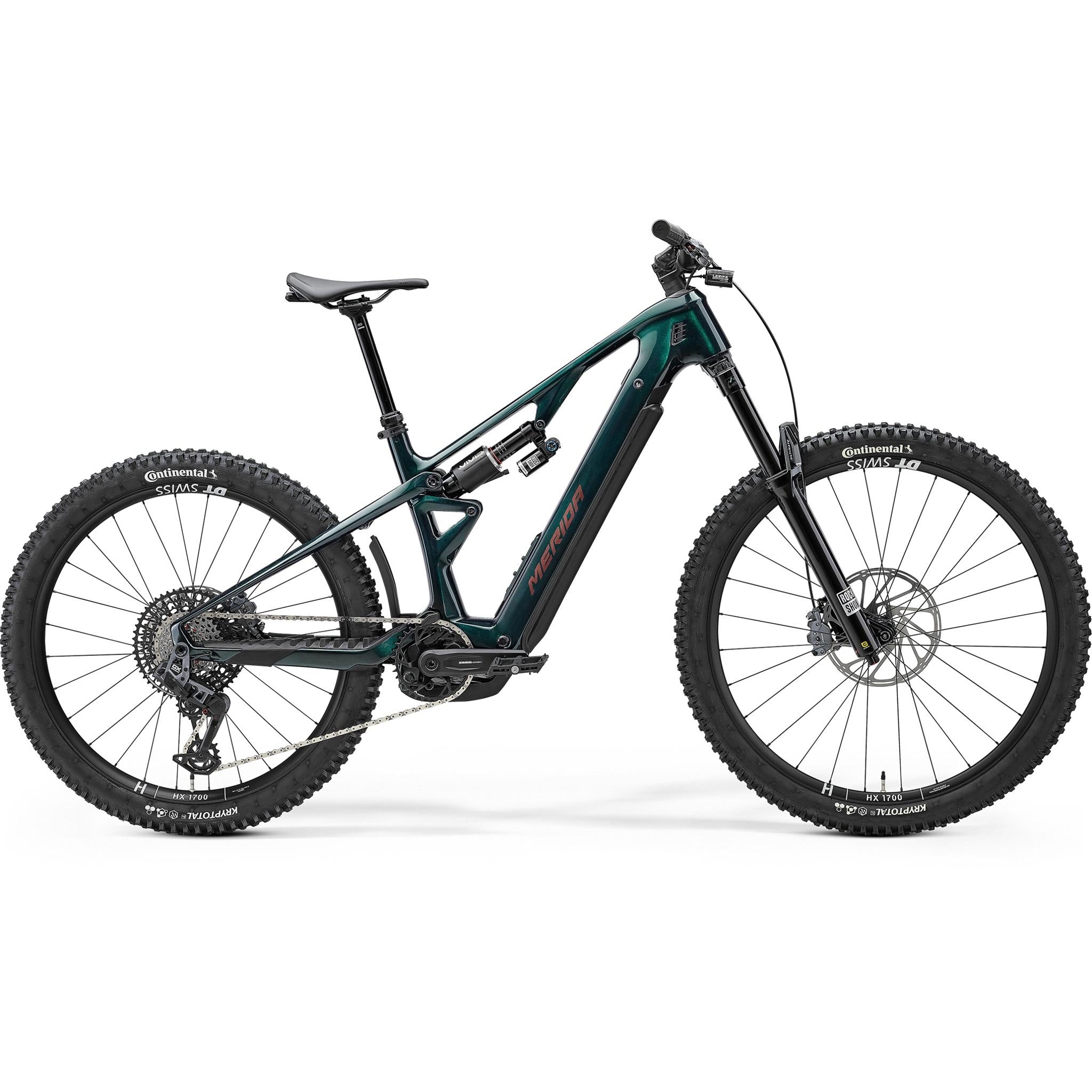 Merida Lithos 8000 Electric Enduro Bike Halo Green/Wildberry