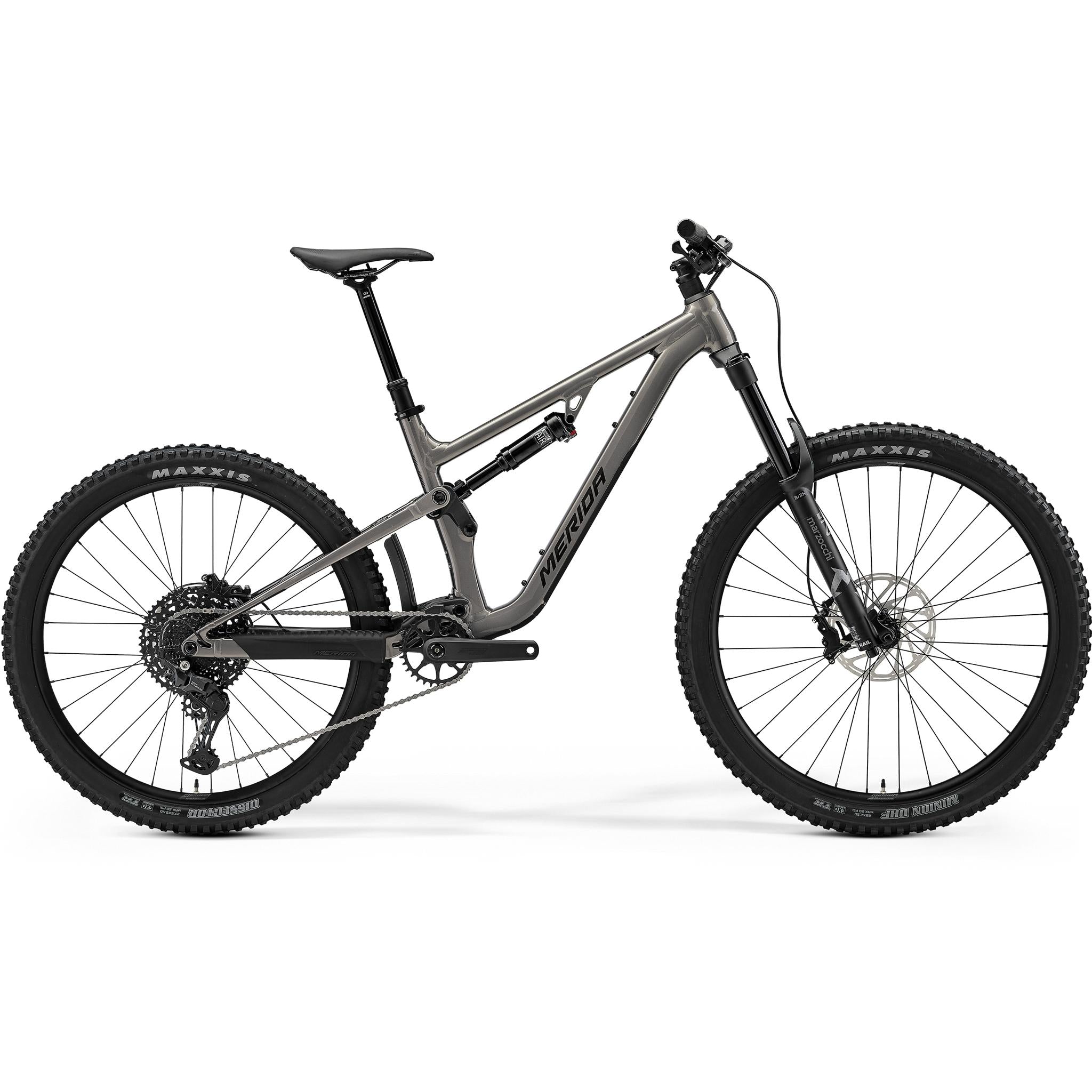 Merida One-Sixty 400 Enduro Bike Warm Slate Grey/Golden Black