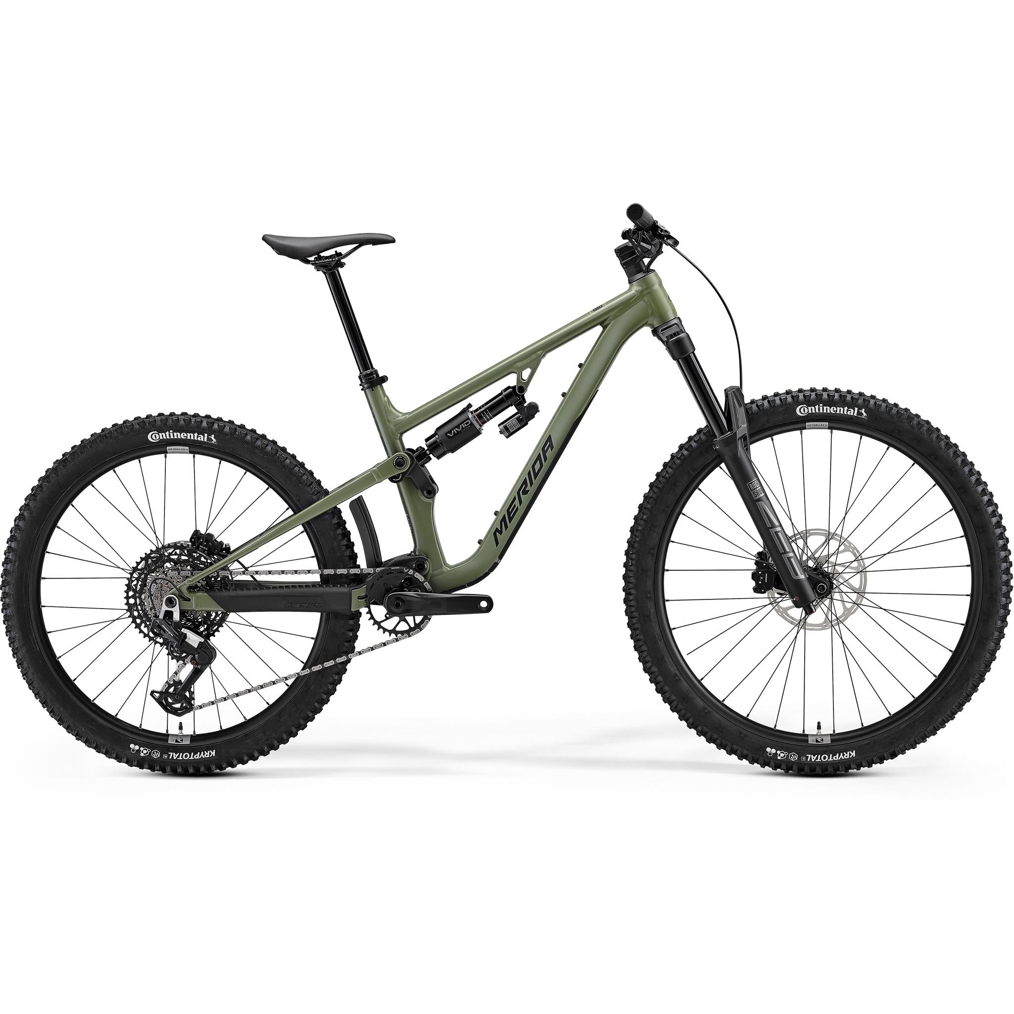Merida One-Sixty 700 Enduro Bike Silk Anaconda Green/Black