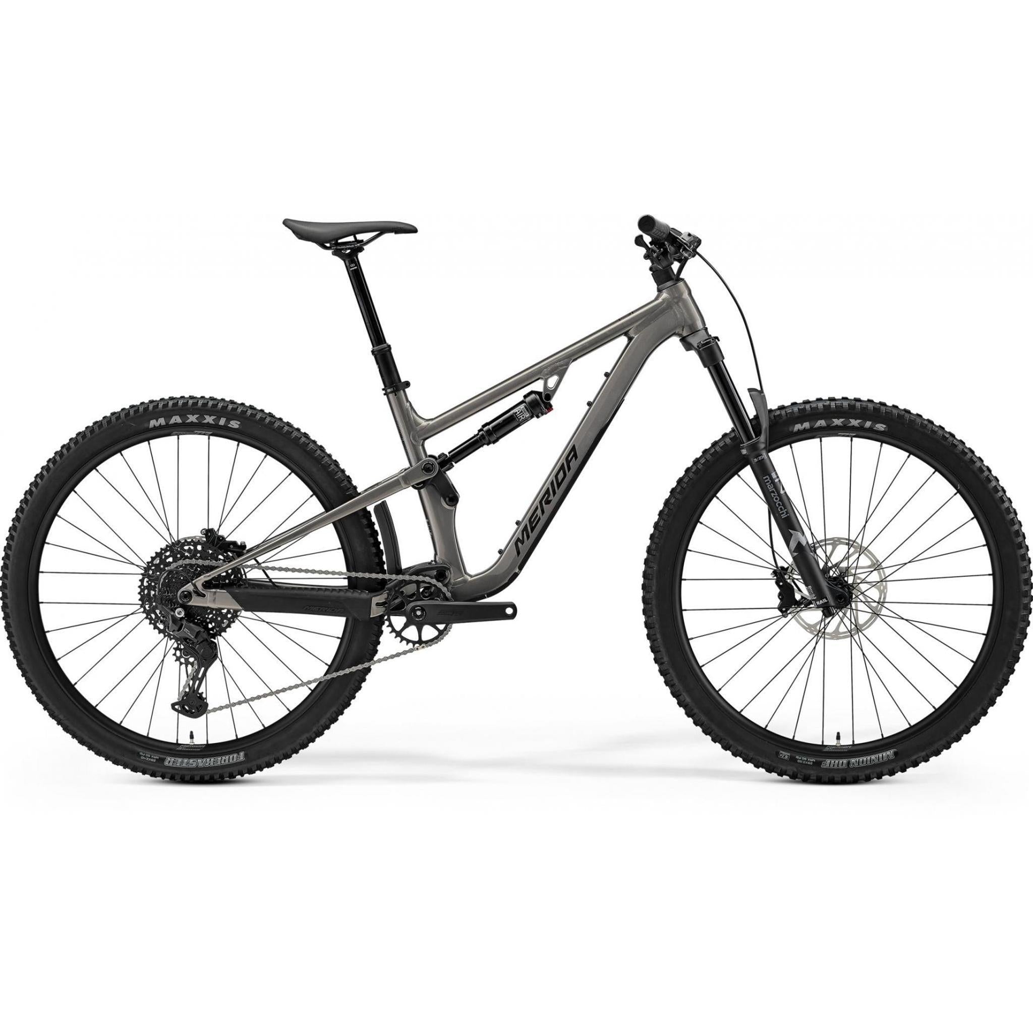 Merida One Forty 400 Trail Bike Warm Slate Grey/Golden Black