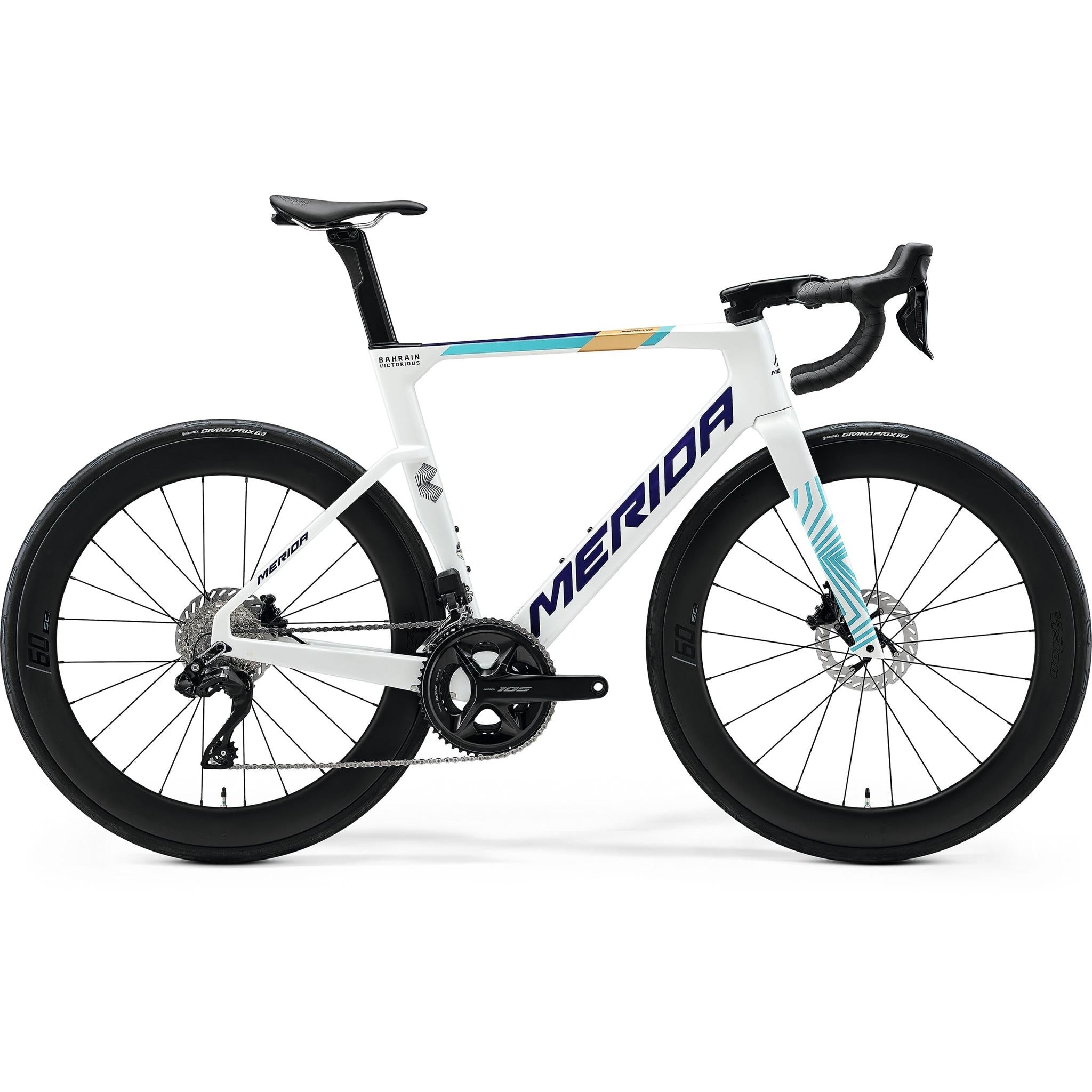 Merida Reacto 6000 Road Race Bike Pearl White/Team