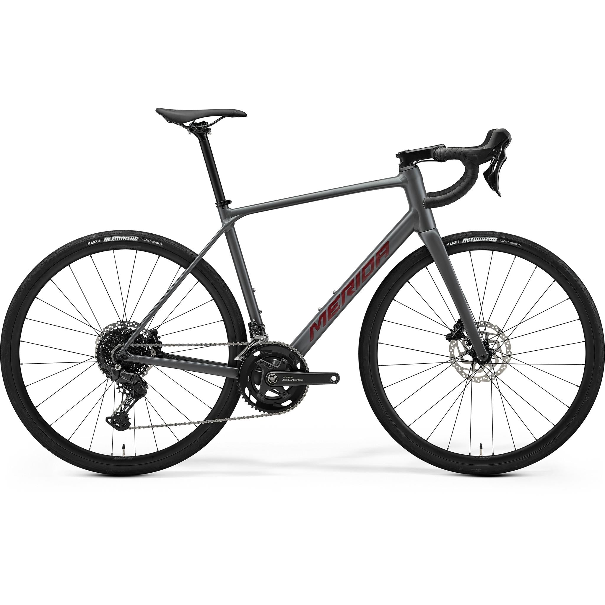 Merida Scultura Endurance 300 Road Bike Silk Cool Grey/Red