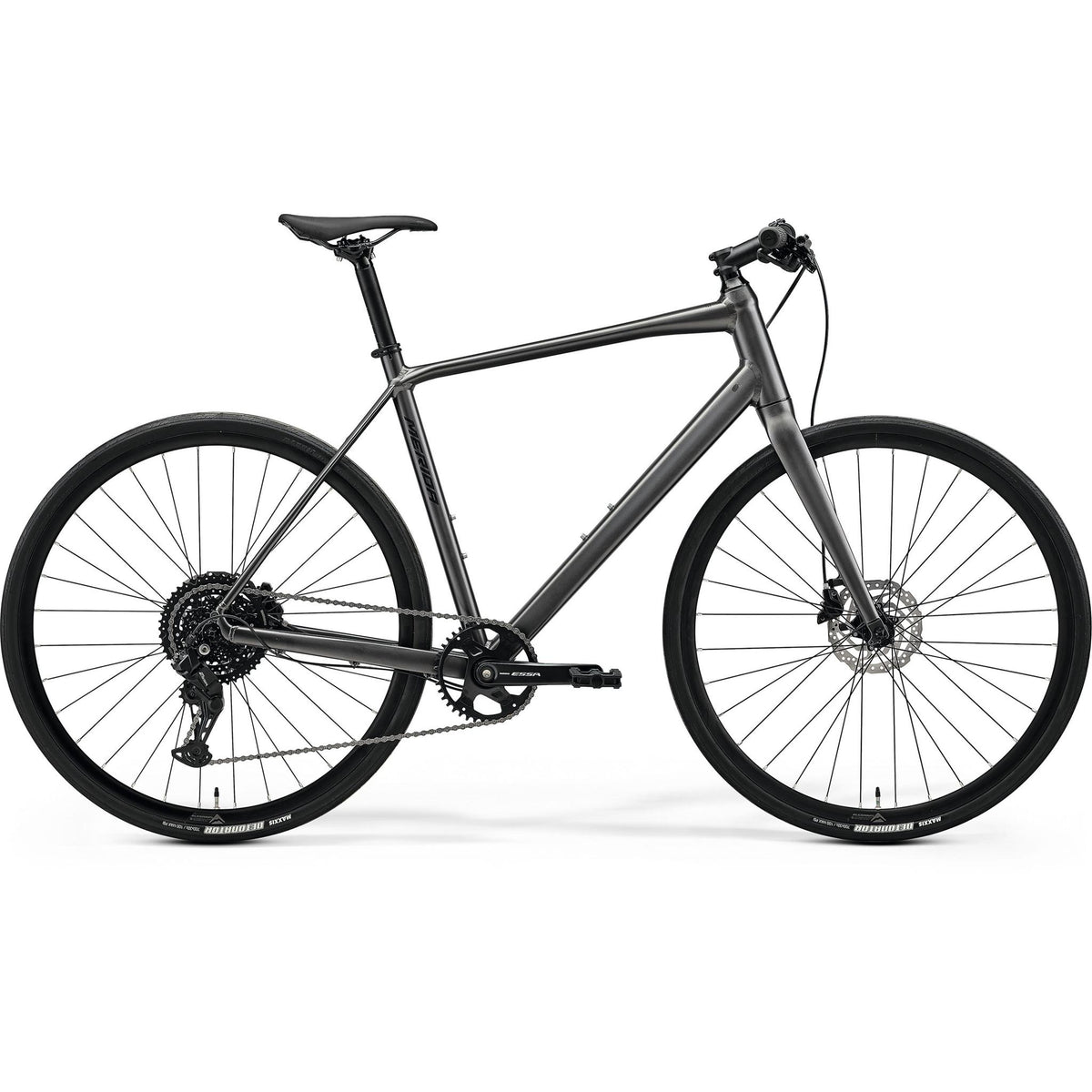 Merida Speeder 60 Flat Bar Mountain Bike Warm Slate Grey/Black