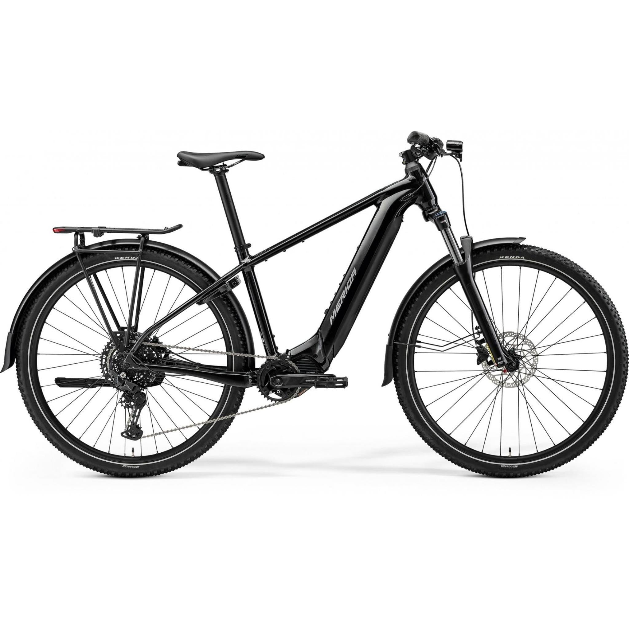 Merida eBig.Nine 400 EQ Electric Hardtail Mountain Bike Metallic Black/Gunmetal Grey