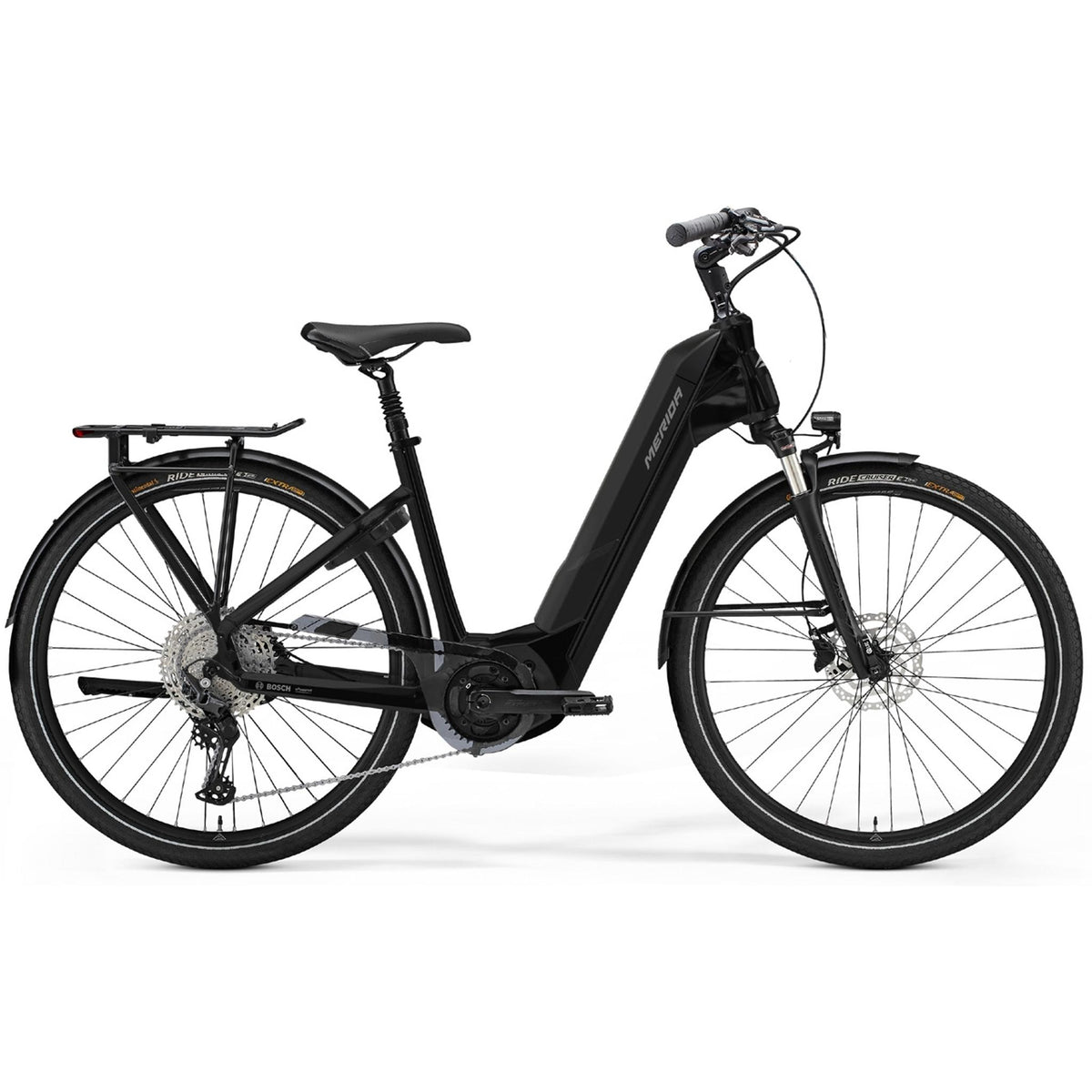 Merida eFloat City 400 EQ Electric Hybrid Bike Metallic Black/Gunmetal ...