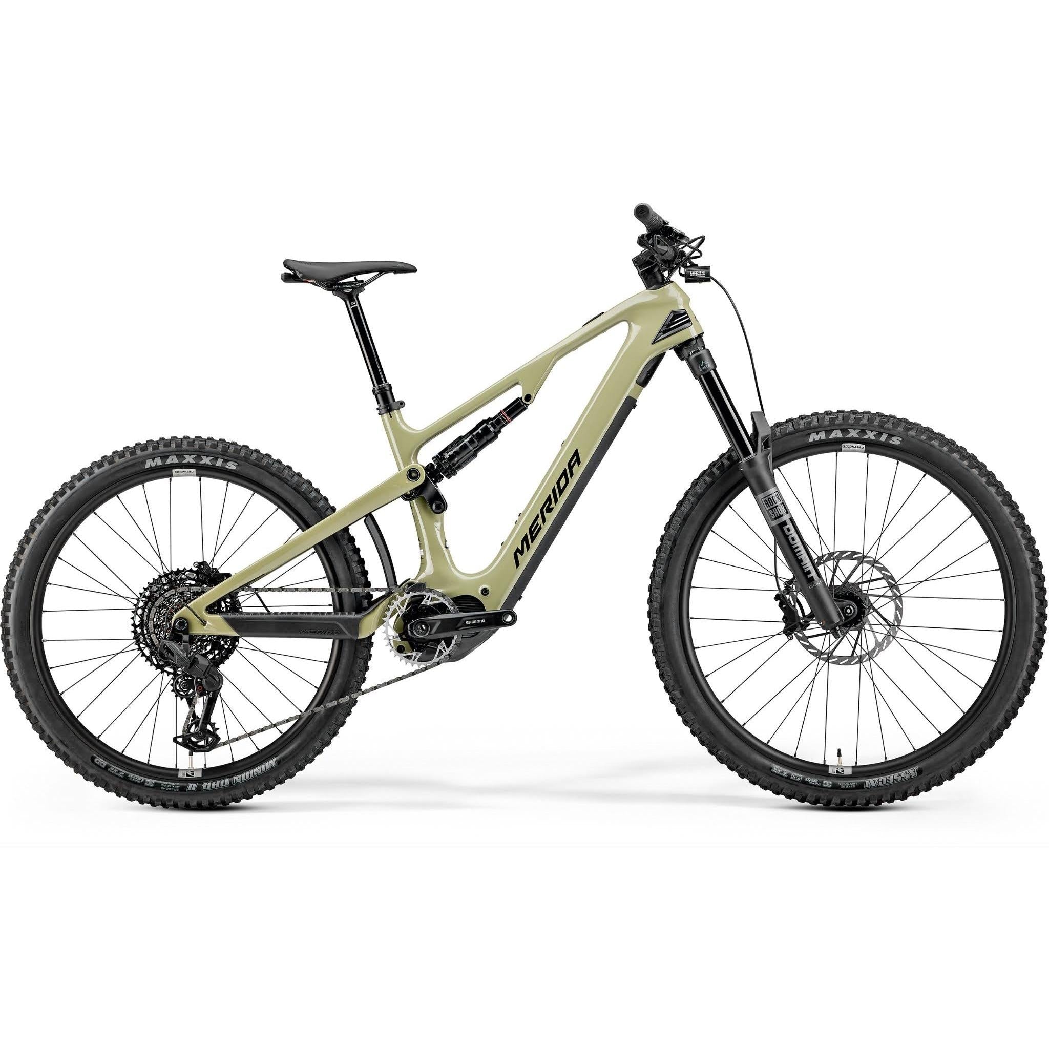 Merida eOne-Sixty 6000 Electric Enduro Bike Low Key Green/Black