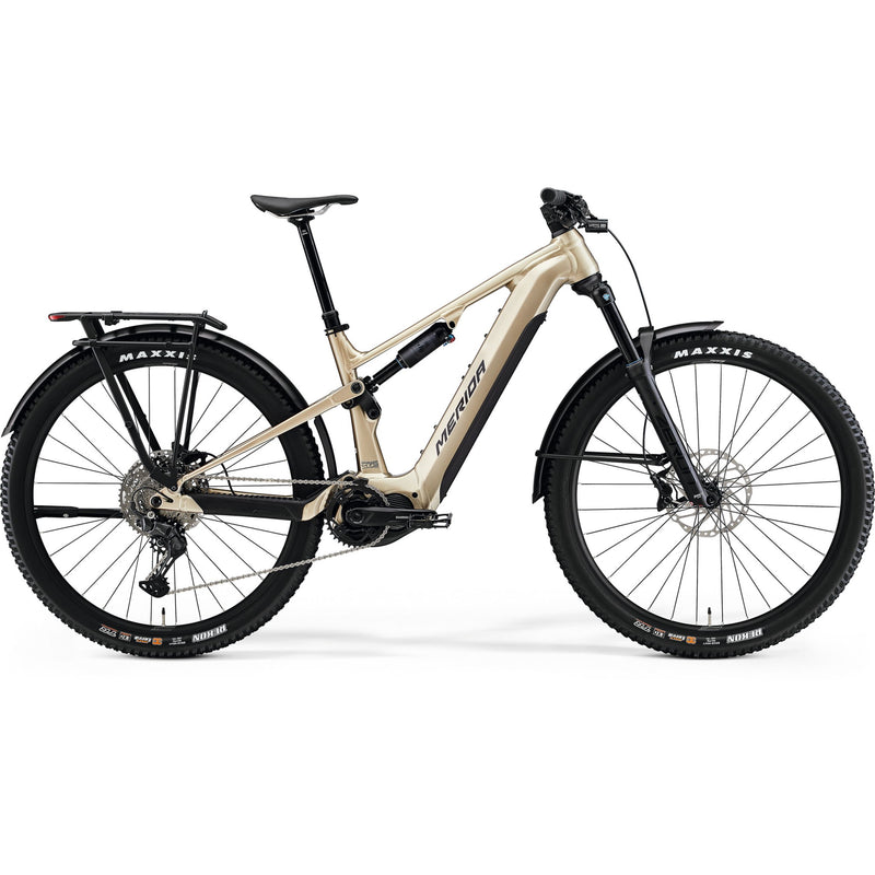 Merida eOne Forty 475 EQ Electric All-Mountain Bike 750Wh Battery High Cream (Black)