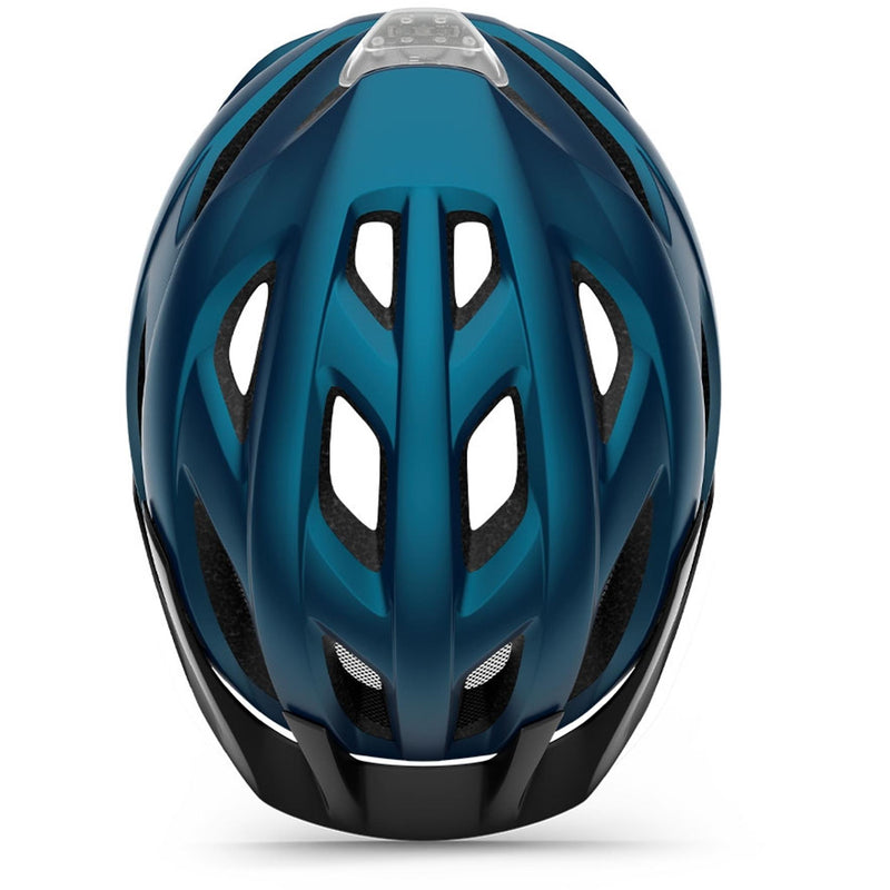 Met Crossover Helmet Blue 52-59cm Metallic
