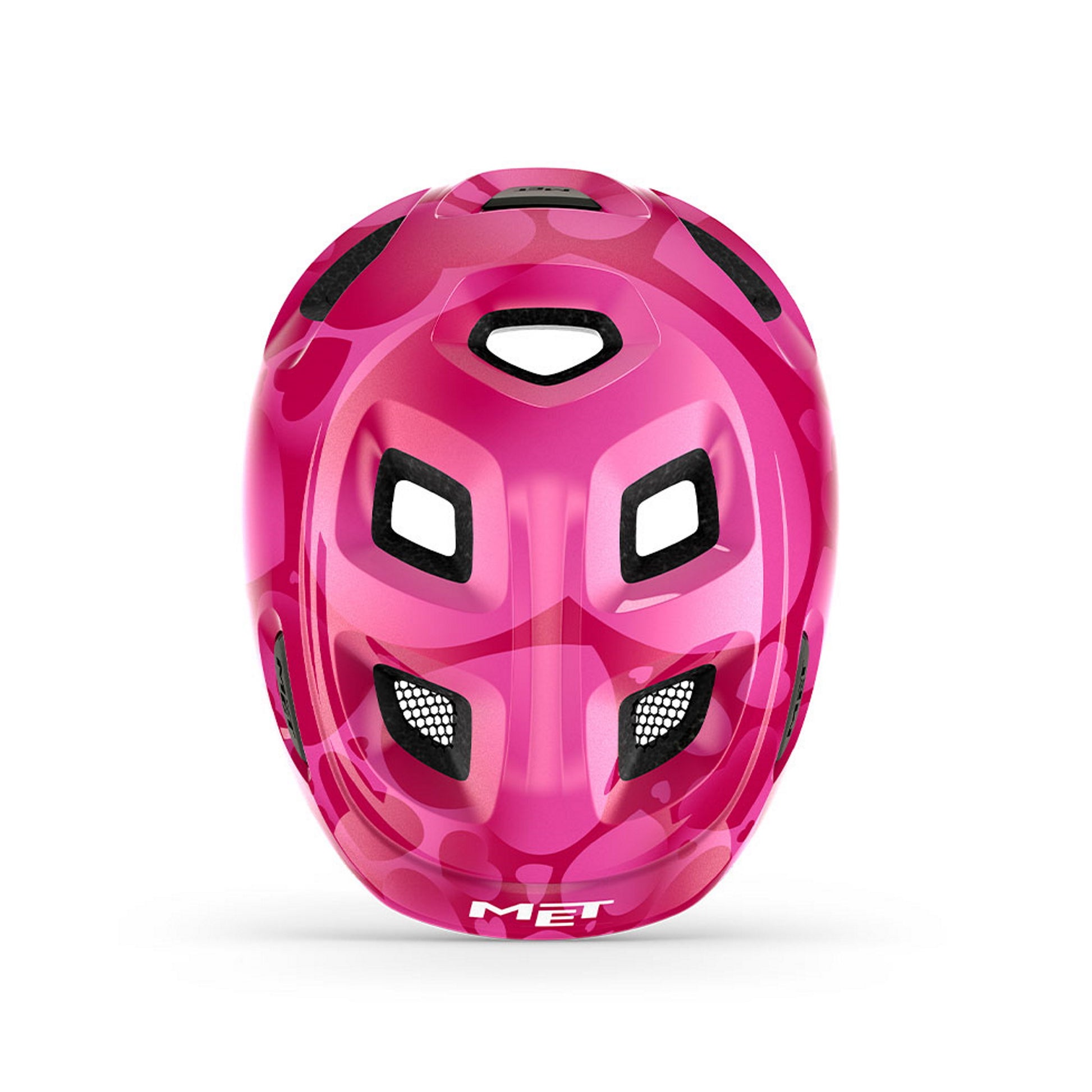 Met Hooray Kid’s Helmet Pink Hearts