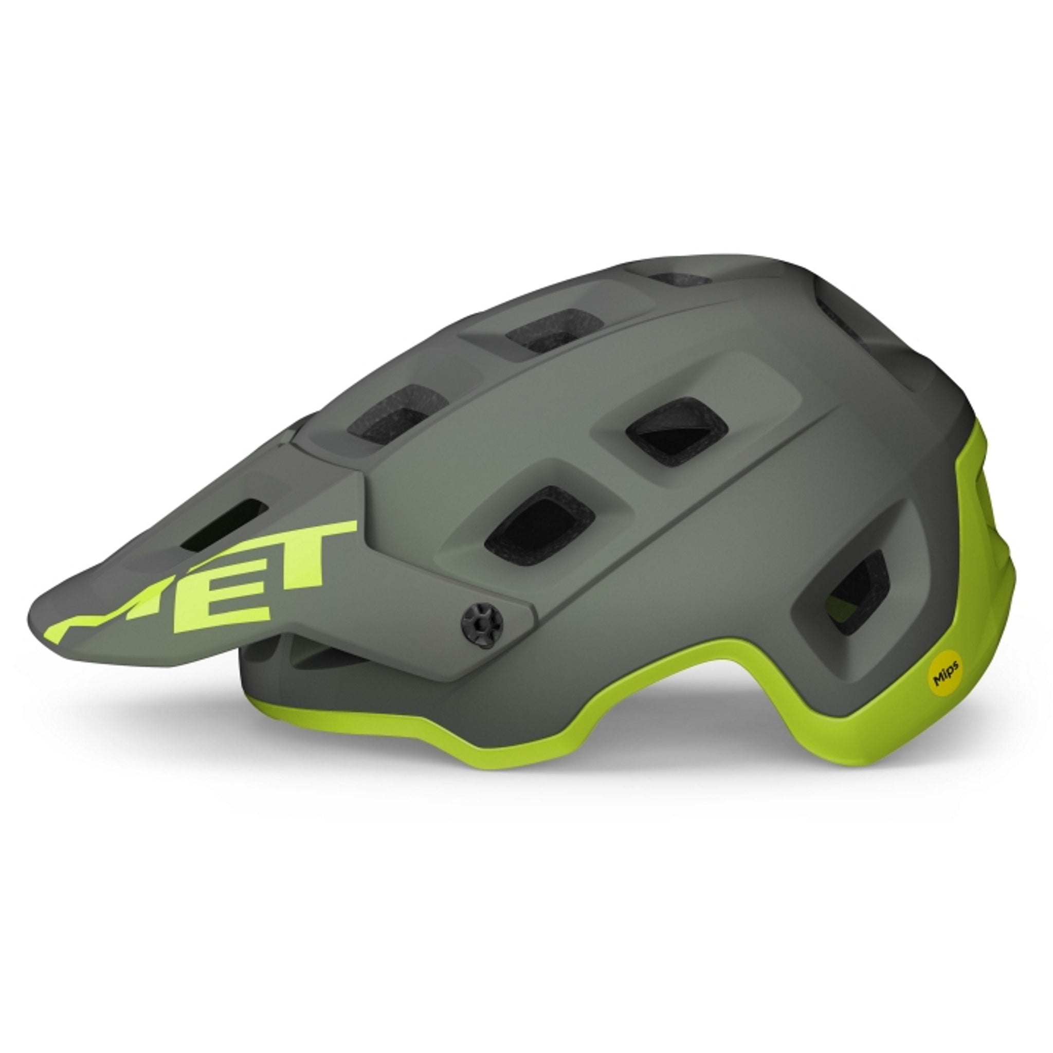 Met Terranova MIPS Trail/E-Bike Helmet Grey/Lime