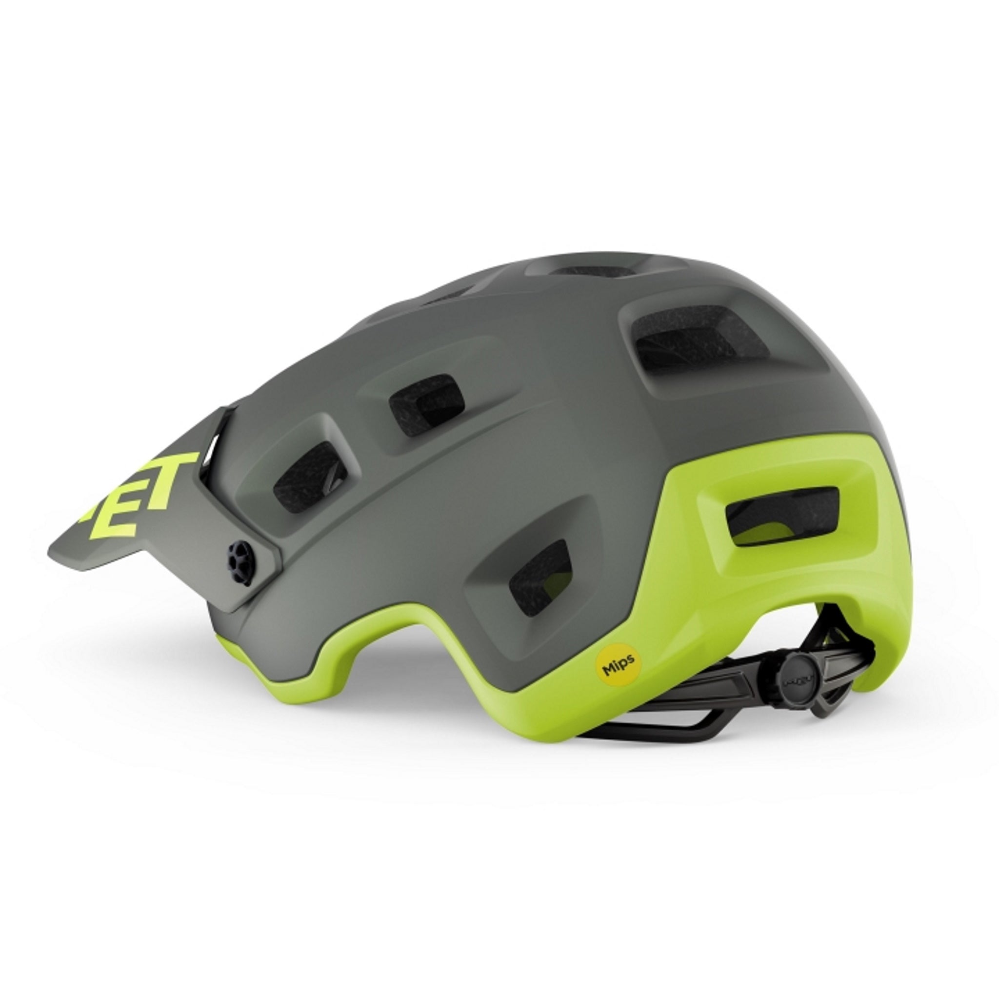 Met Terranova MIPS Trail/E-Bike Helmet Grey/Lime