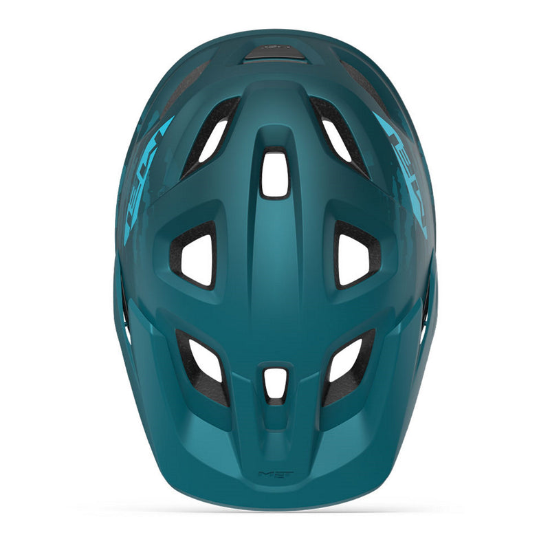 Met Echo MTB Helmet Petrol Blue